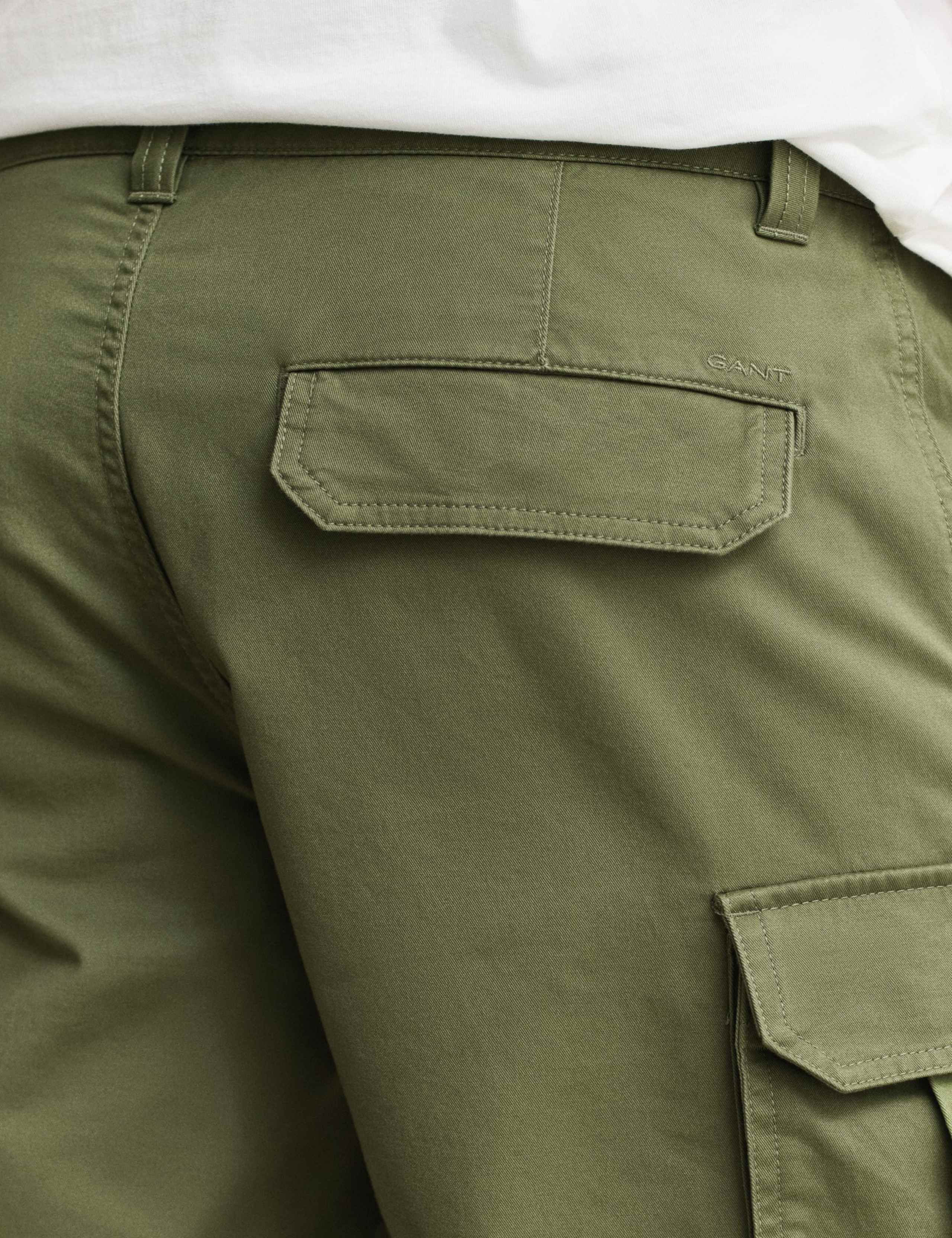 Regular Fit Twill Cargo Shorts 5 of 7