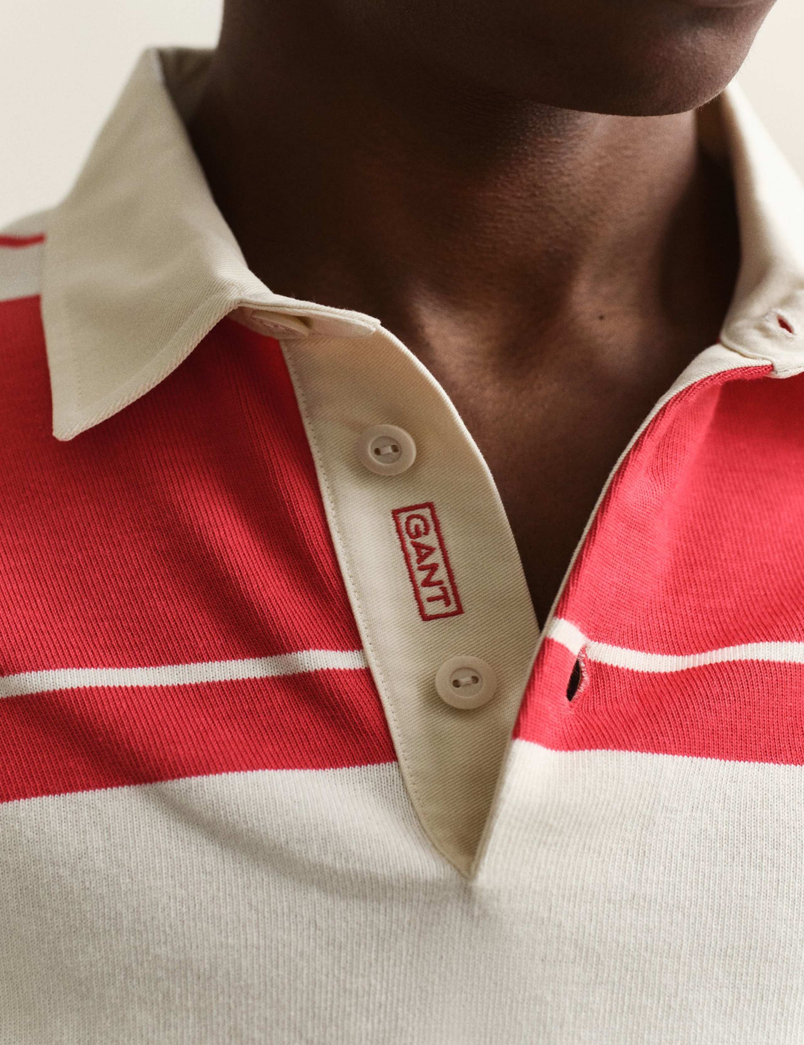 Pure Cotton Striped Short Sleeve Rugby Shirt 4 of 6