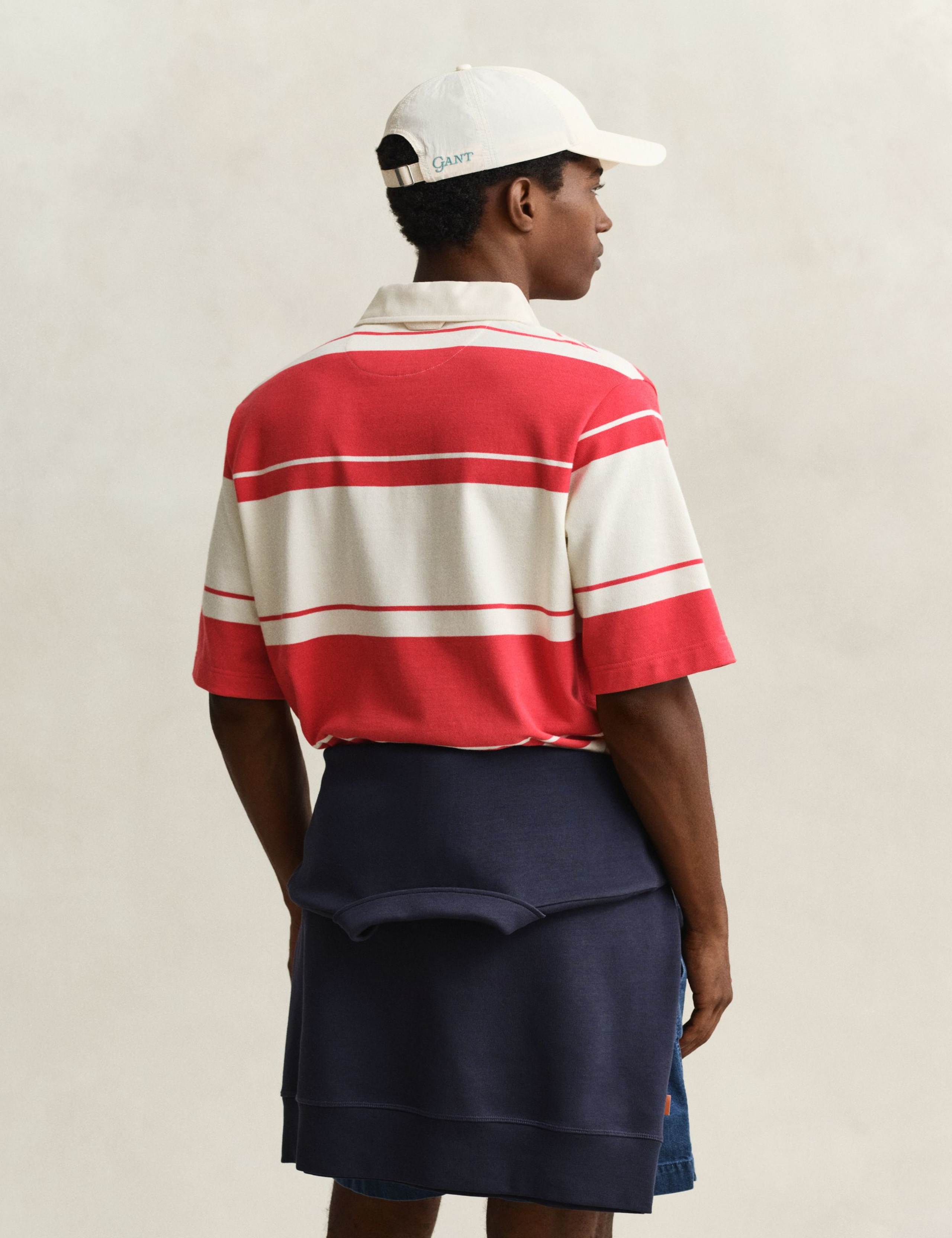 Pure Cotton Striped Short Sleeve Rugby Shirt 5 of 6