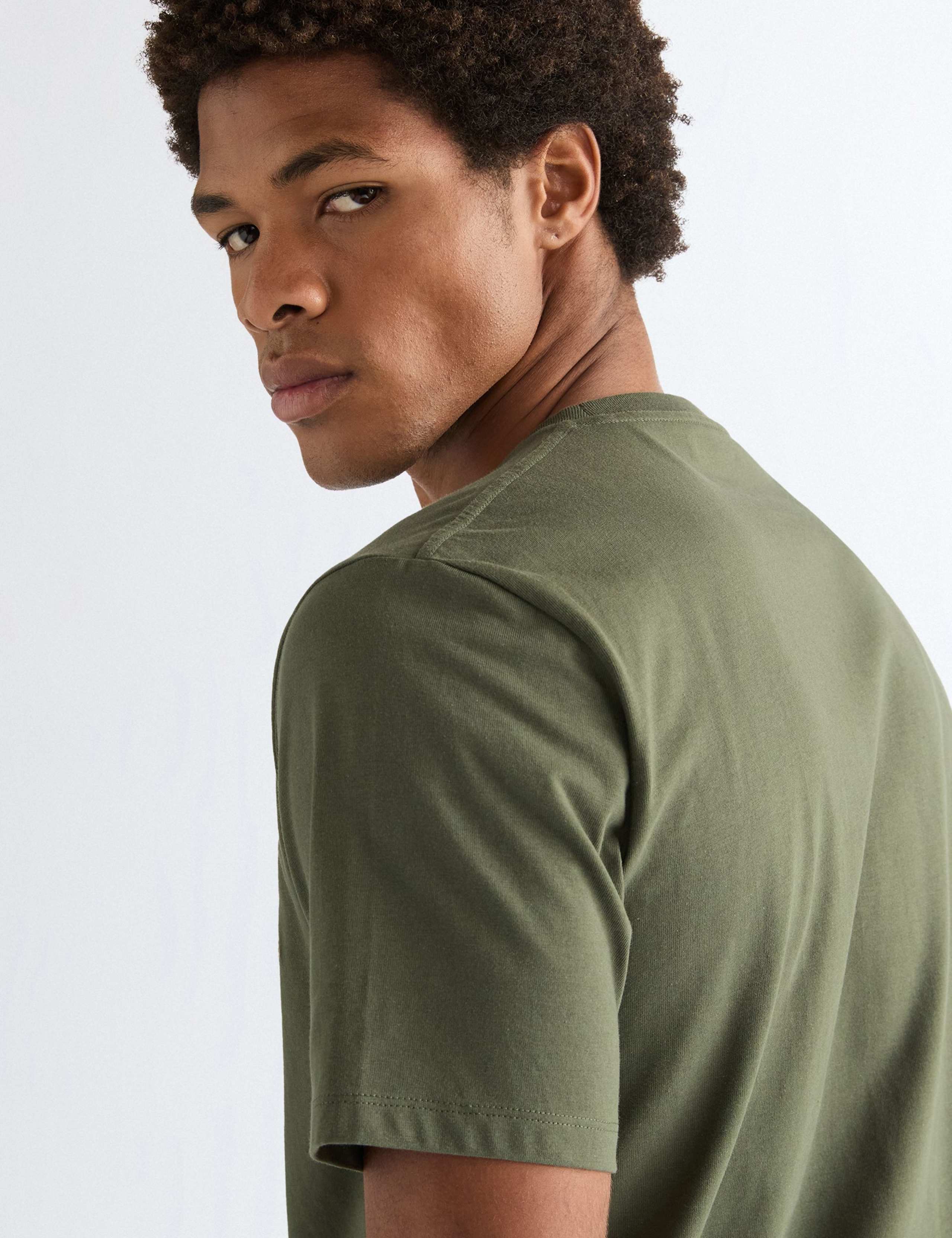 Pure Cotton Embroidered T-Shirt 4 of 6