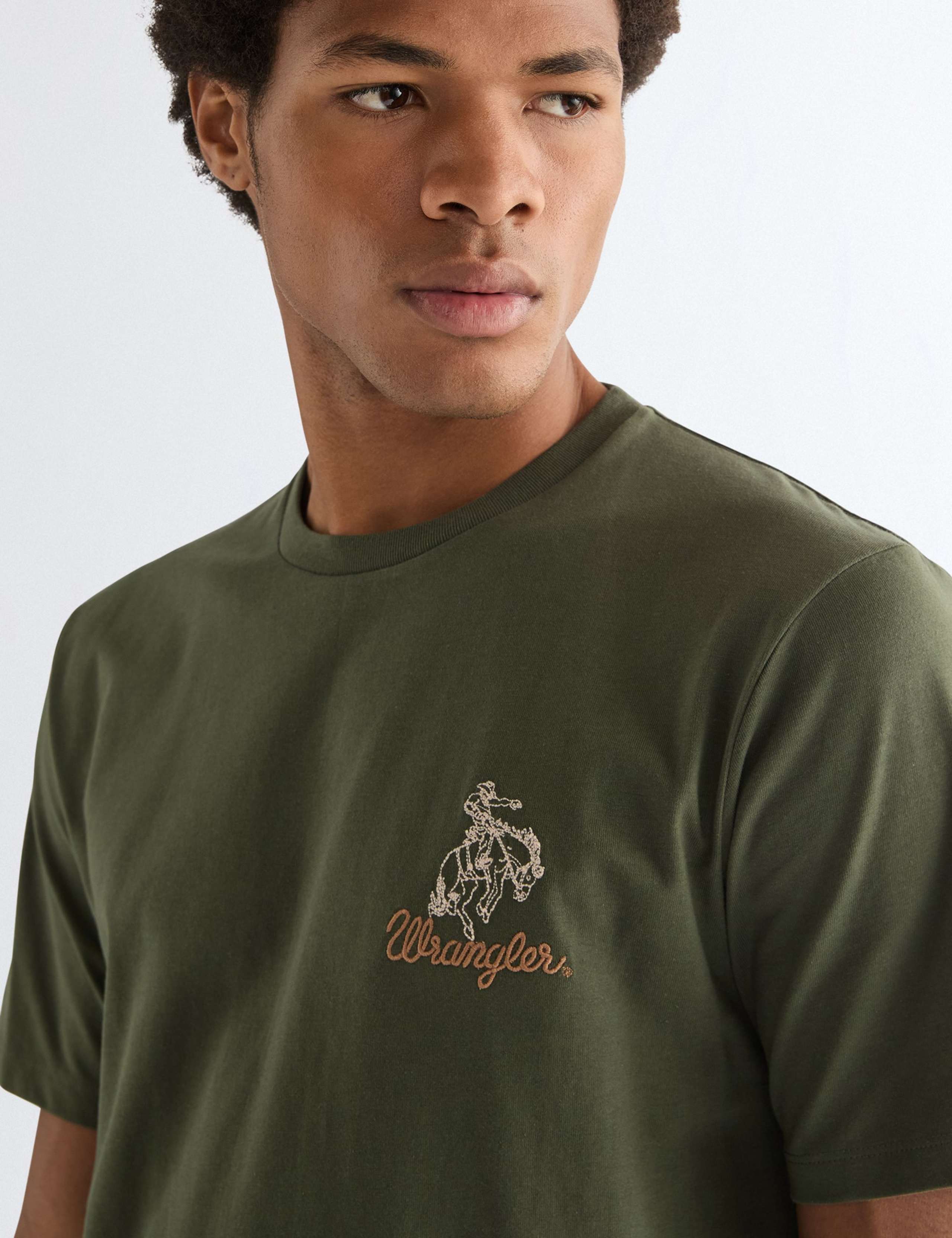 Pure Cotton Embroidered T-Shirt 5 of 6