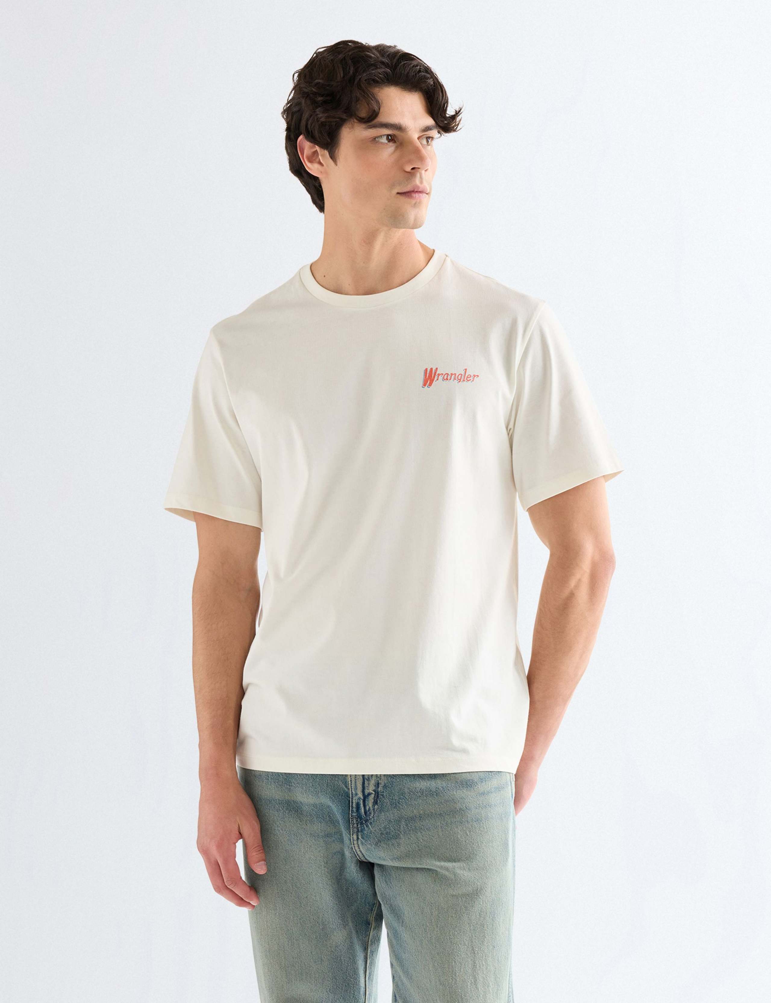 Pure Cotton Back Graphic T-Shirt 1 of 6