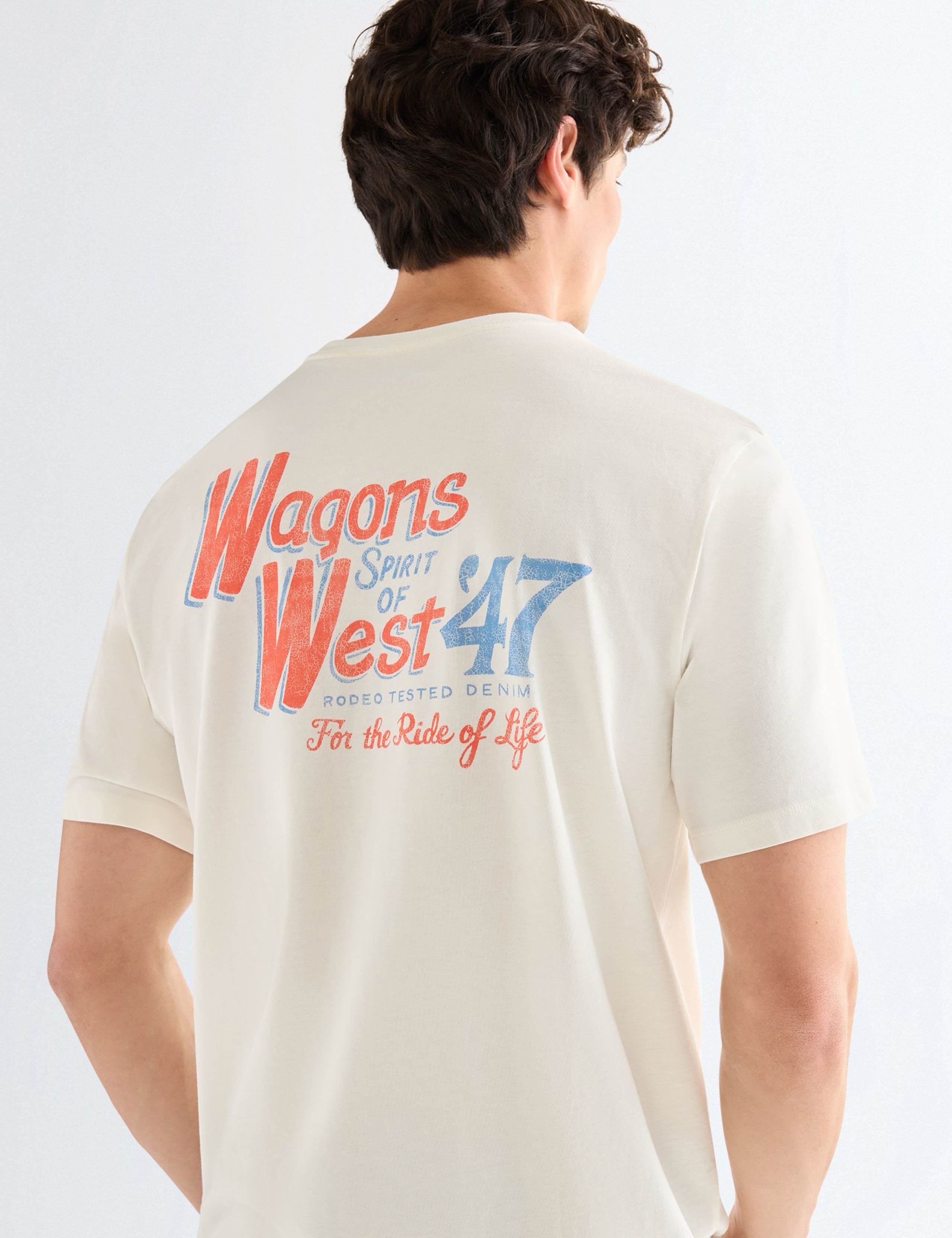 Pure Cotton Back Graphic T-Shirt 5 of 6