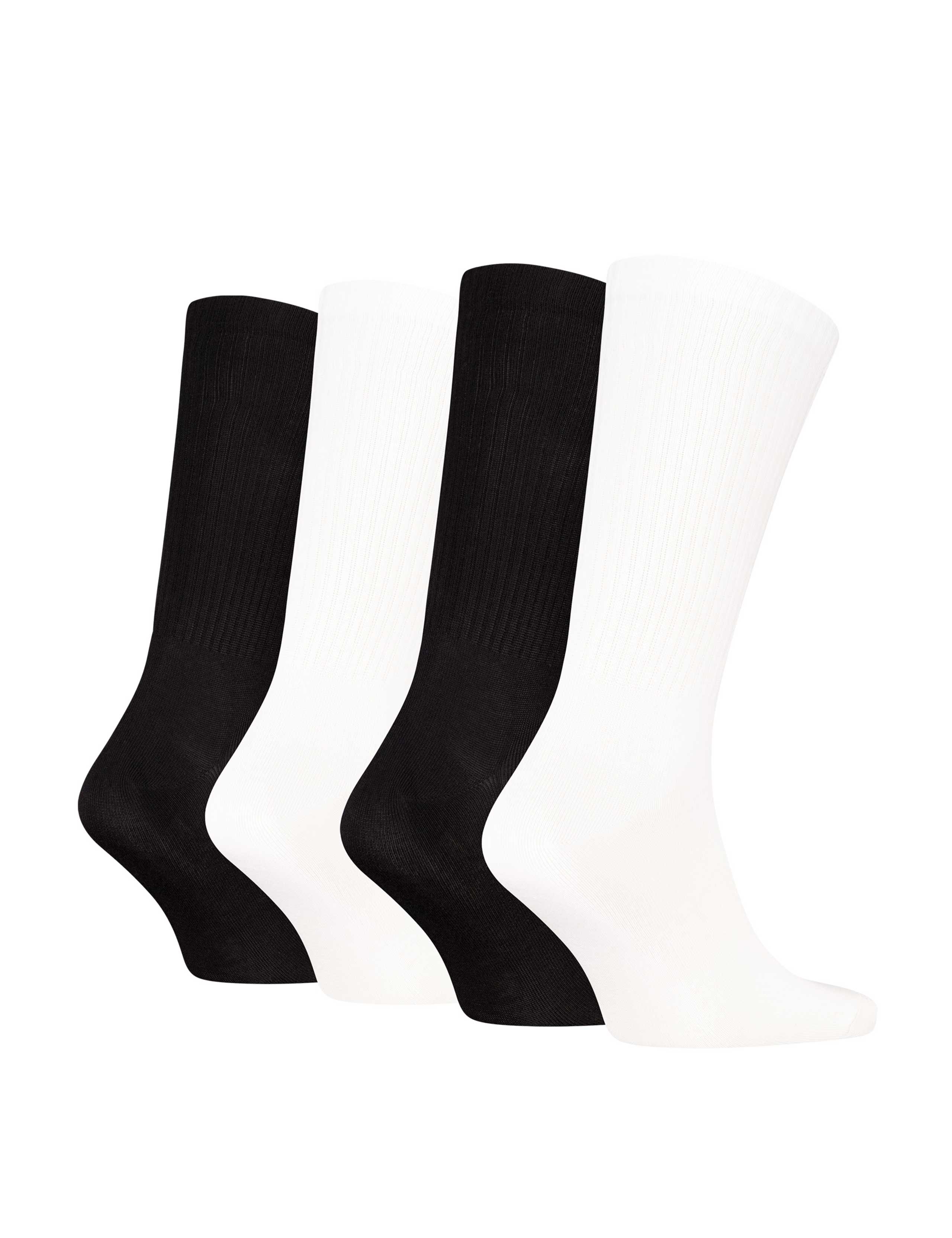 4 Pack Mono Logo Cotton Rich Socks Gift Box 3 of 3
