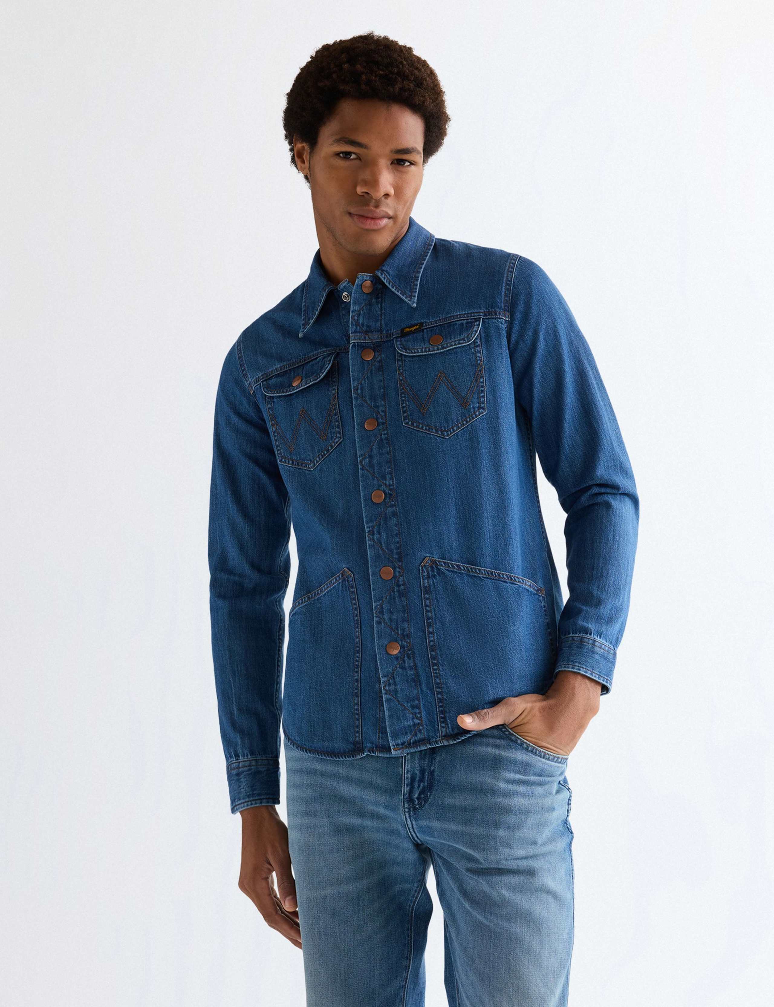 Regular Fit Denim Shirt 5 of 5