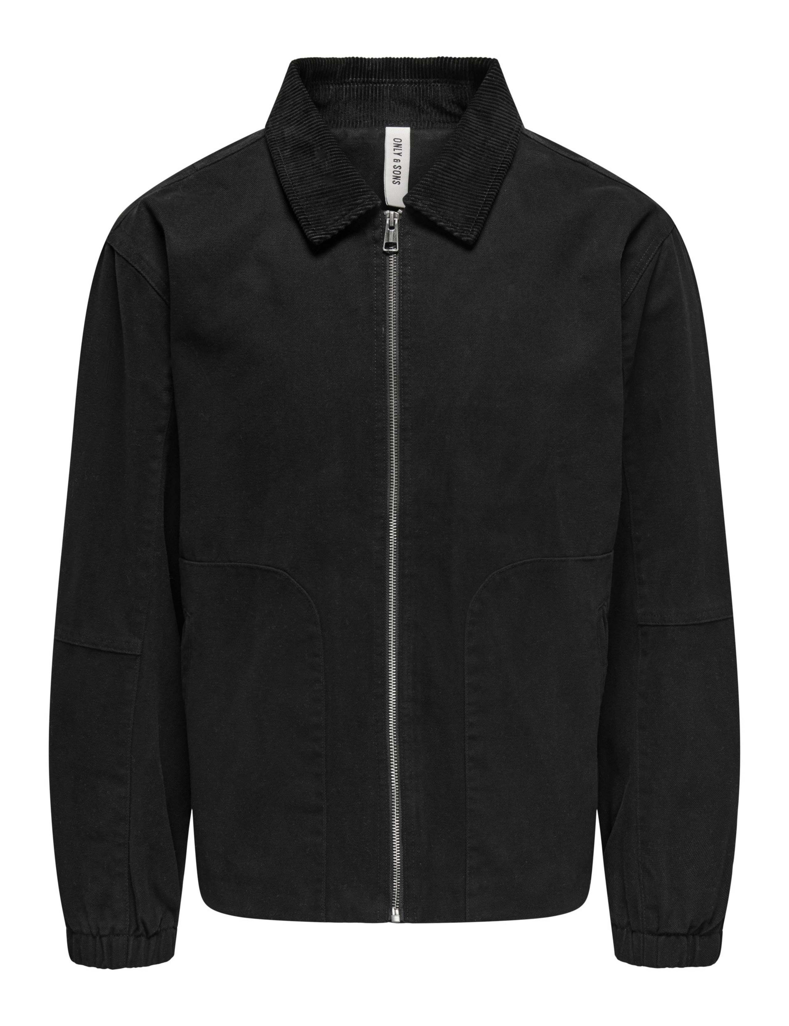 Pure Cotton Corduroy Collar Harrington Jacket 2 of 5