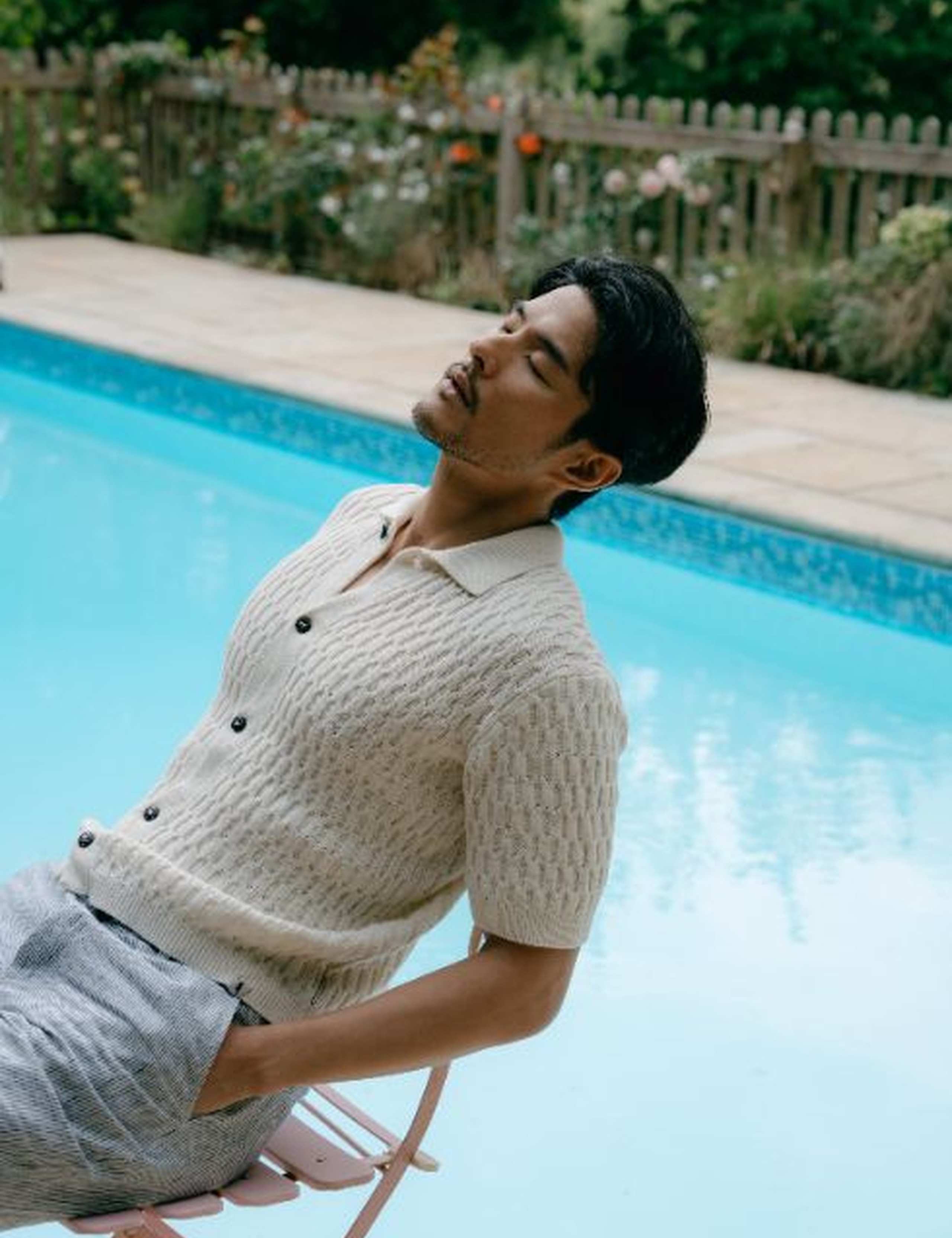 Pure Cotton Textured Knitted Shirt 2 of 6