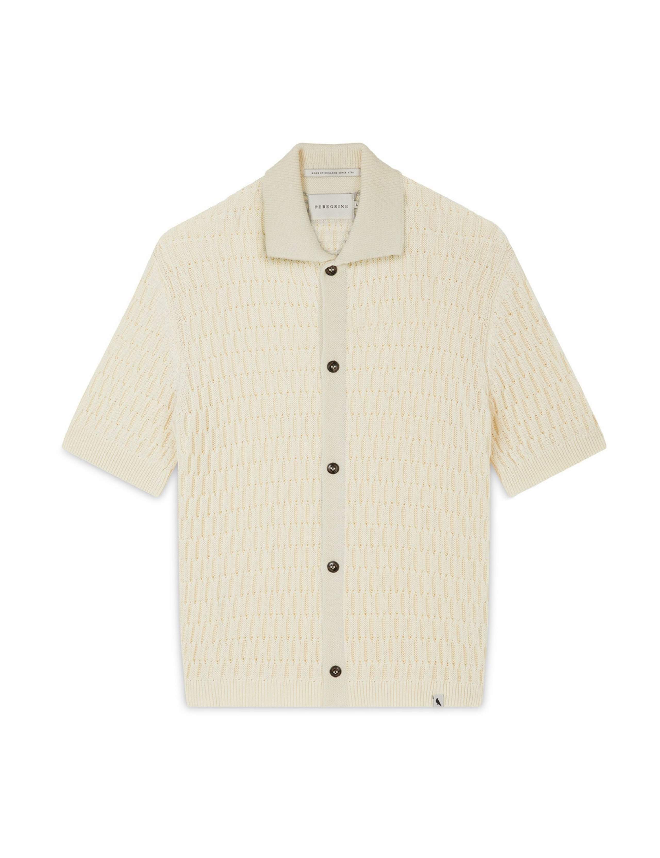 Pure Cotton Textured Knitted Shirt 6 of 6