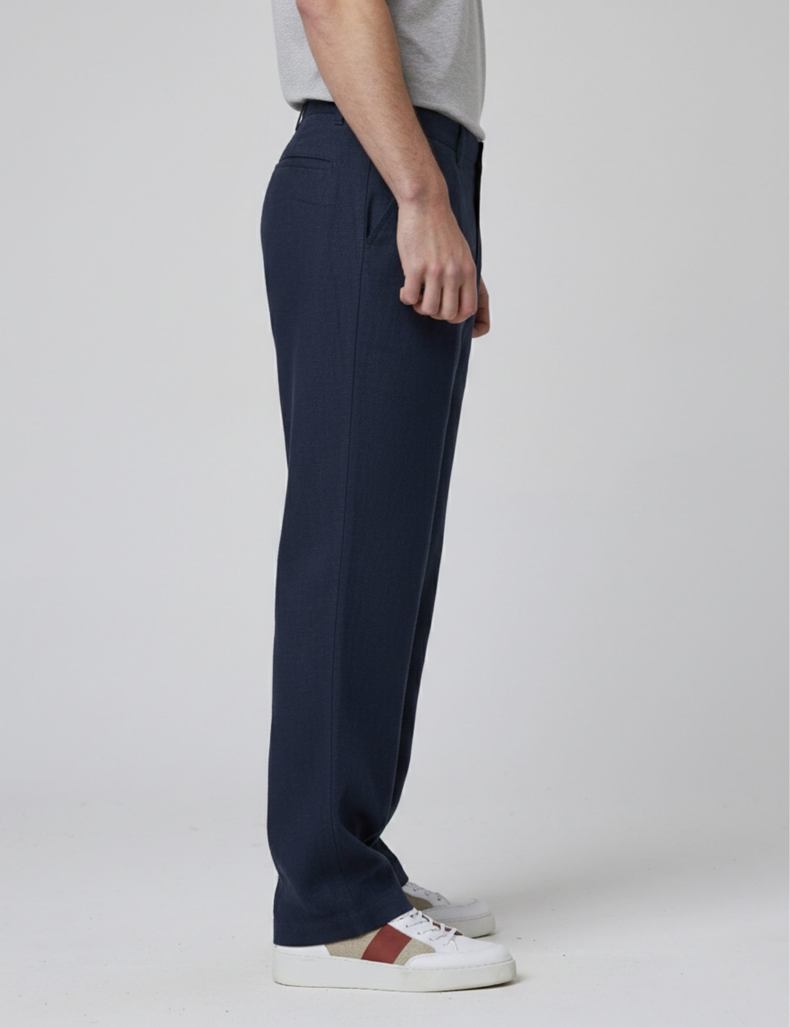 Regular Fit Pure Linen Chinos 3 of 5