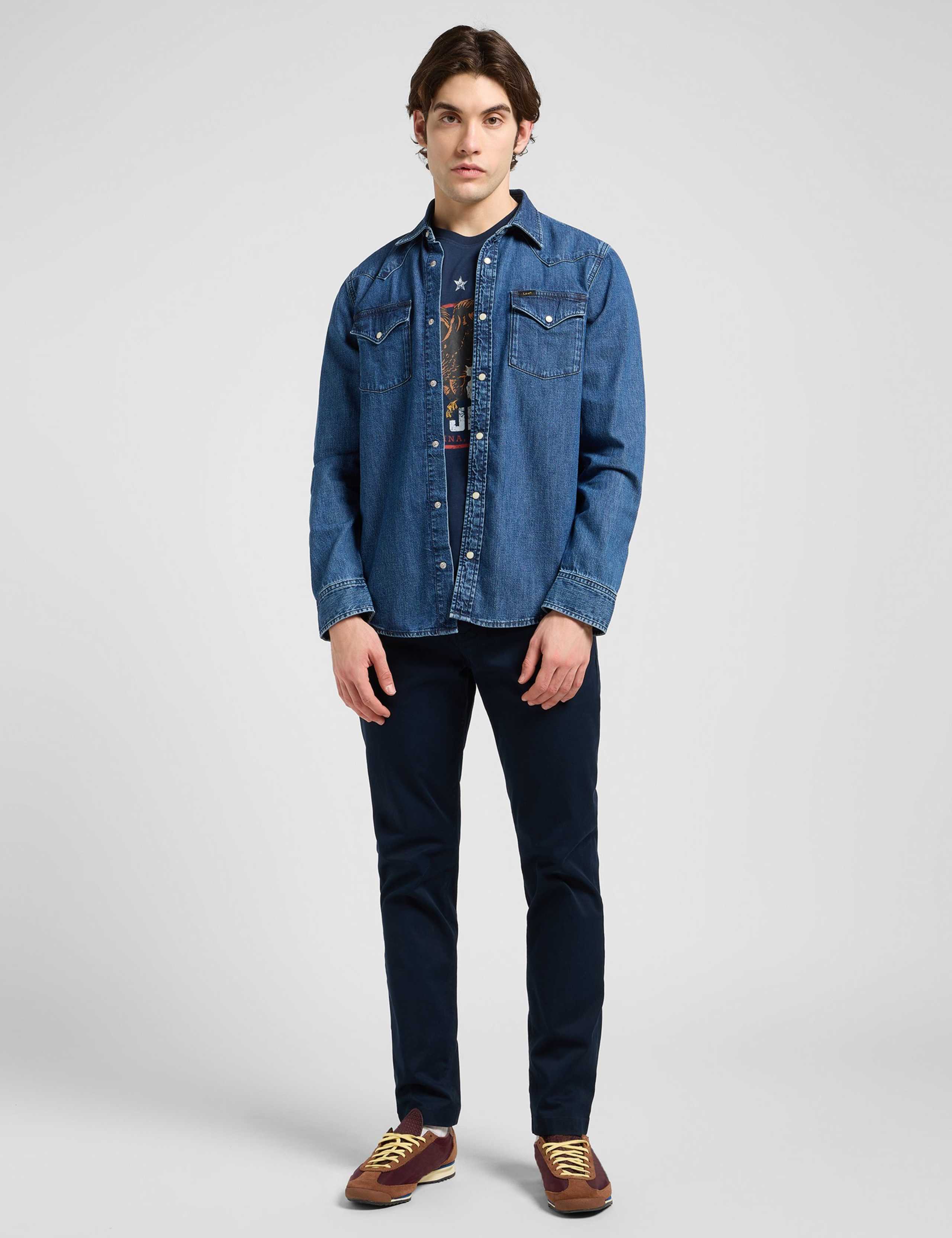 Regular Fit Western Denim Shirt 4 of 8