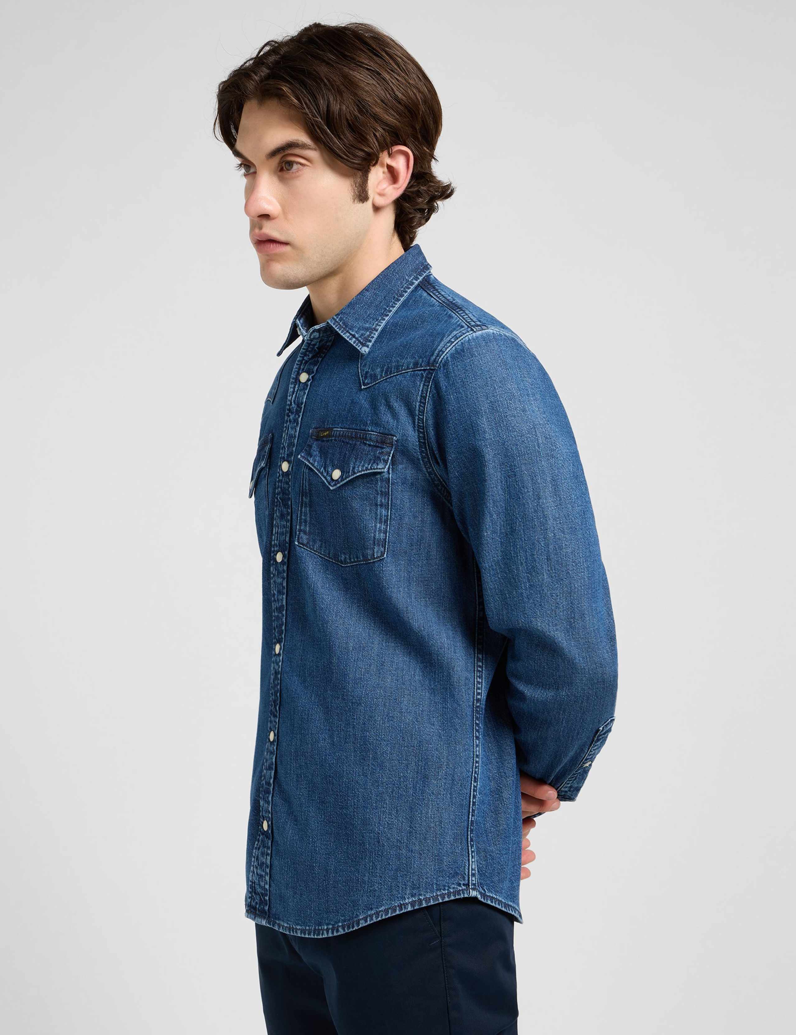 Regular Fit Western Denim Shirt 5 of 8