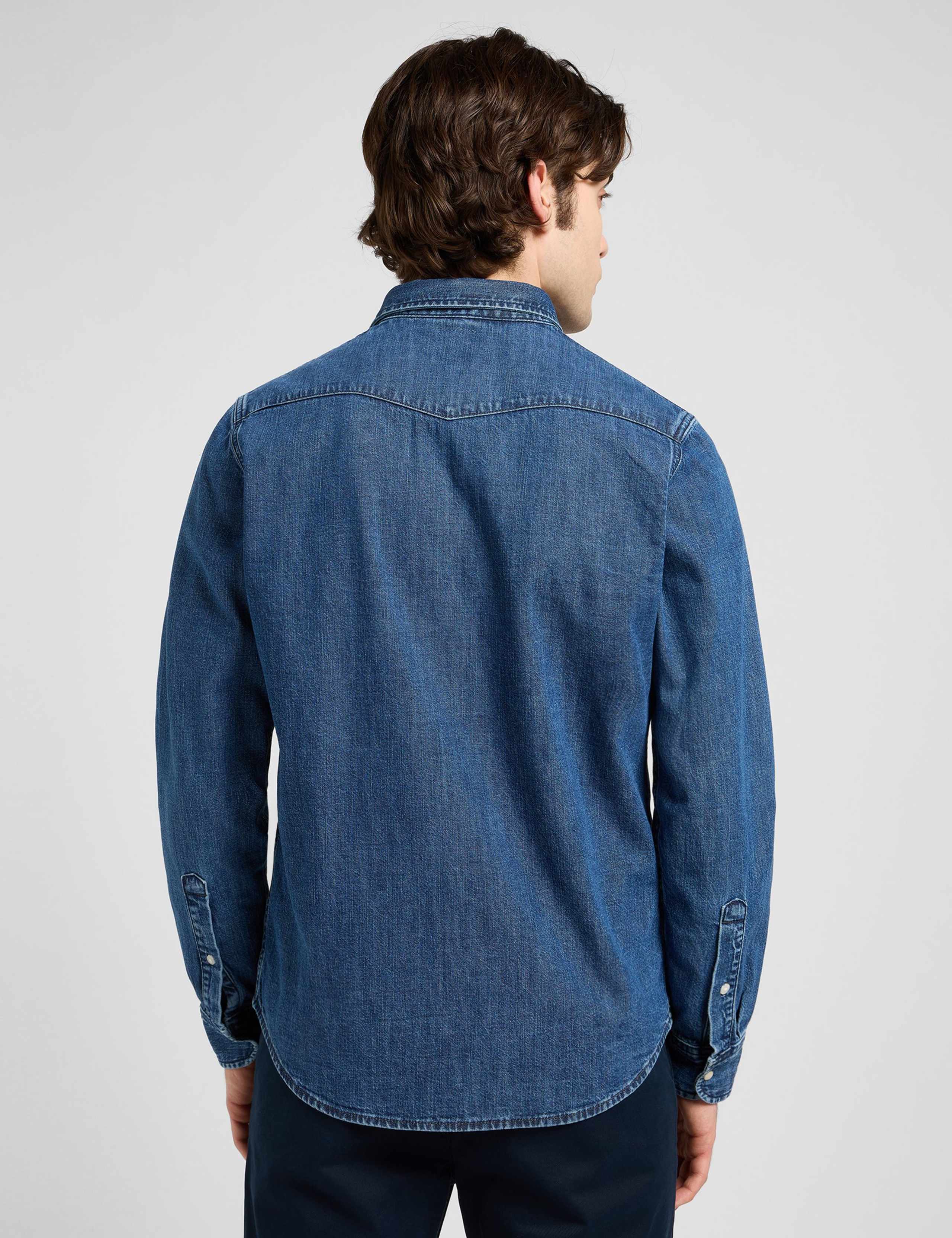 Regular Fit Western Denim Shirt 7 of 8