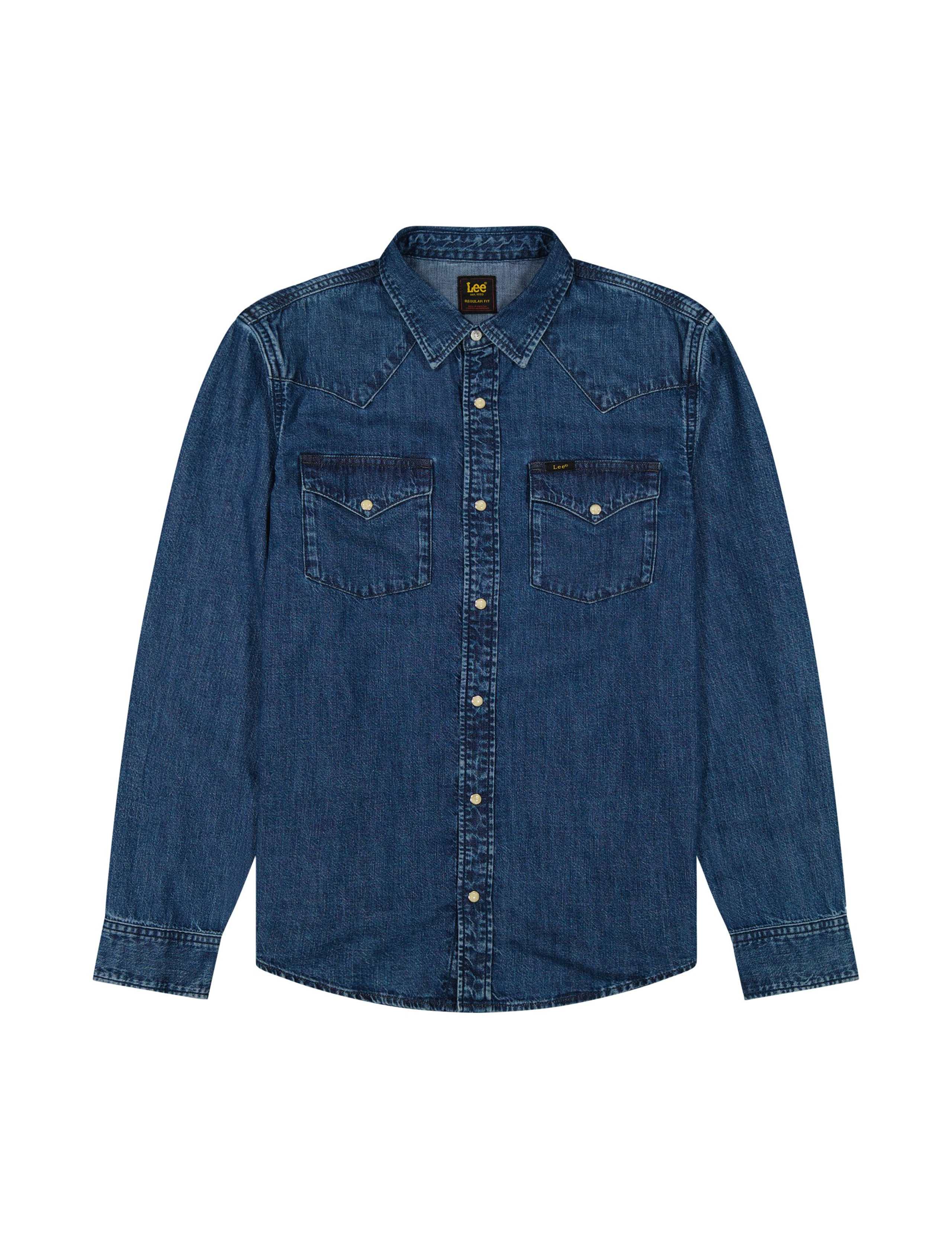 Regular Fit Western Denim Shirt 2 of 8