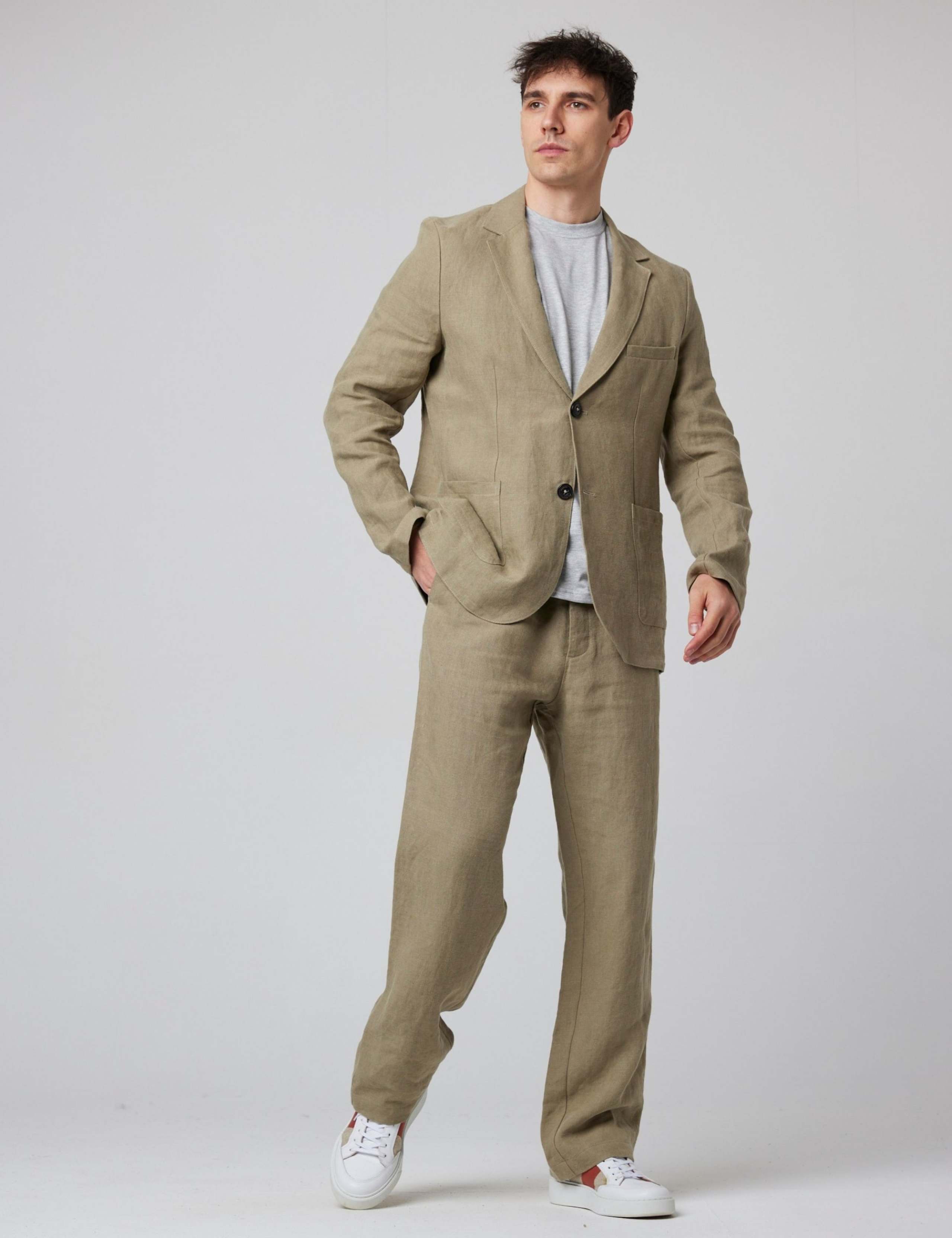 Regular Fit Pure Linen Blazer 2 of 6