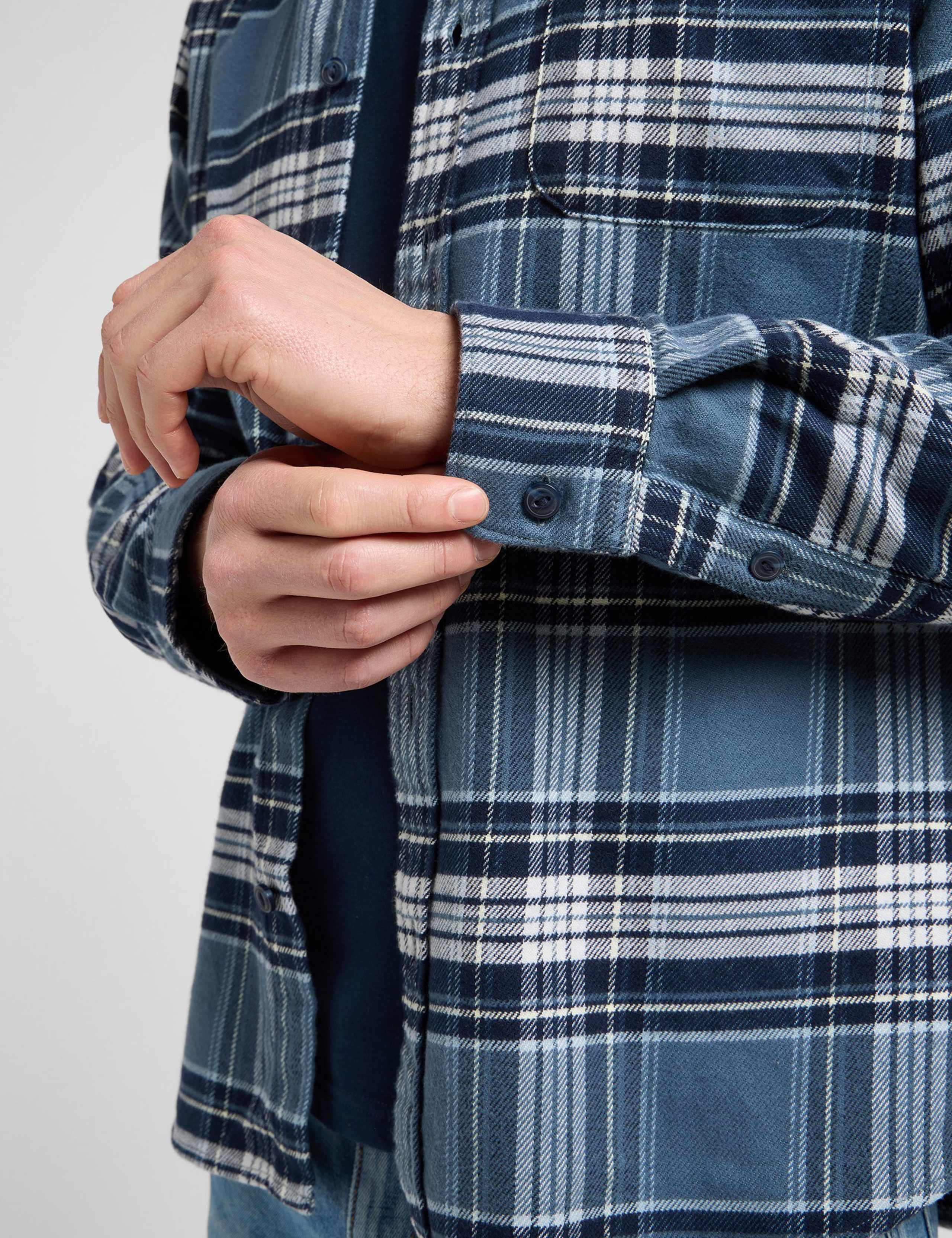 Mercantile Relaxed Pure Cotton Check Shirt 3 of 6