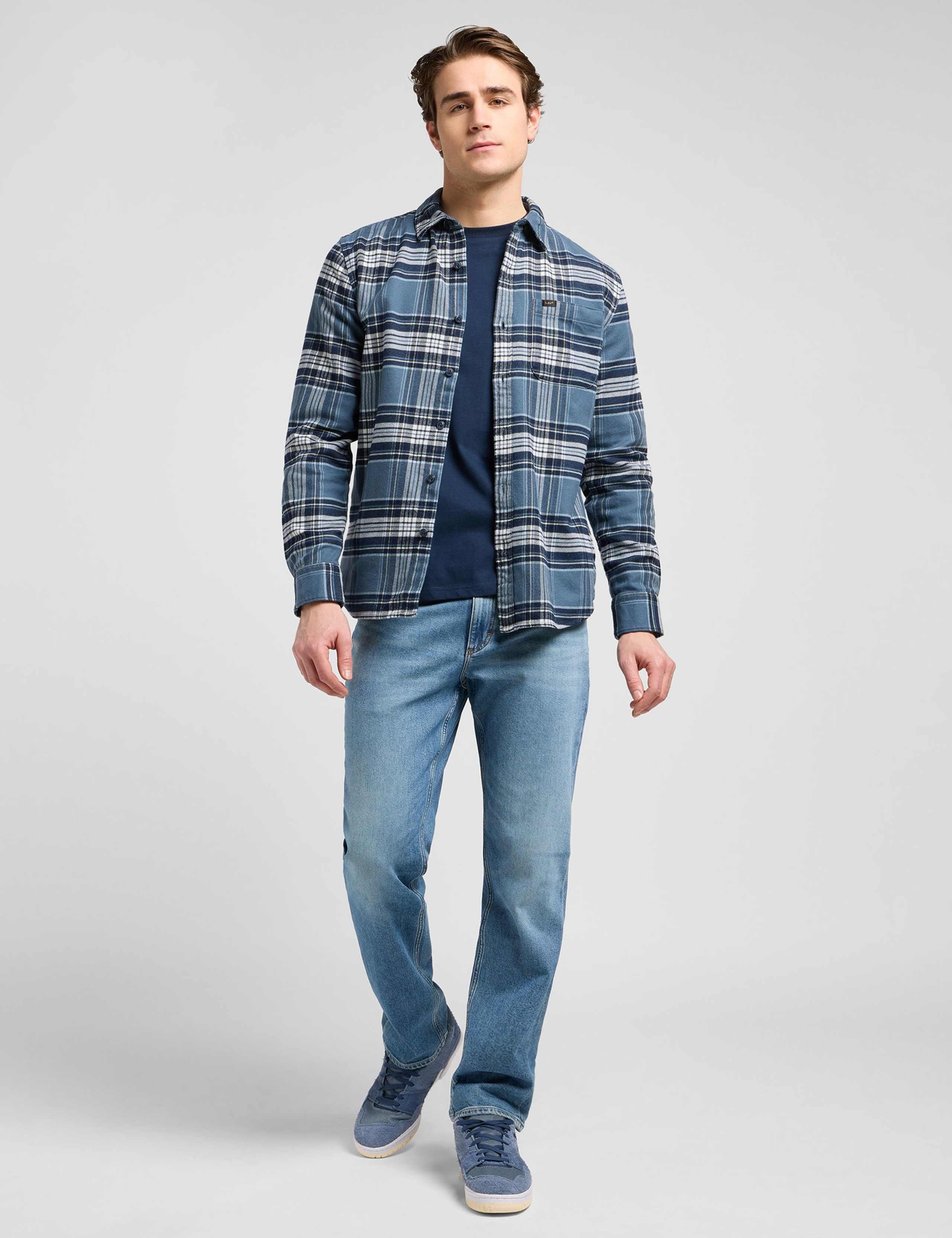Mercantile Relaxed Pure Cotton Check Shirt 4 of 6