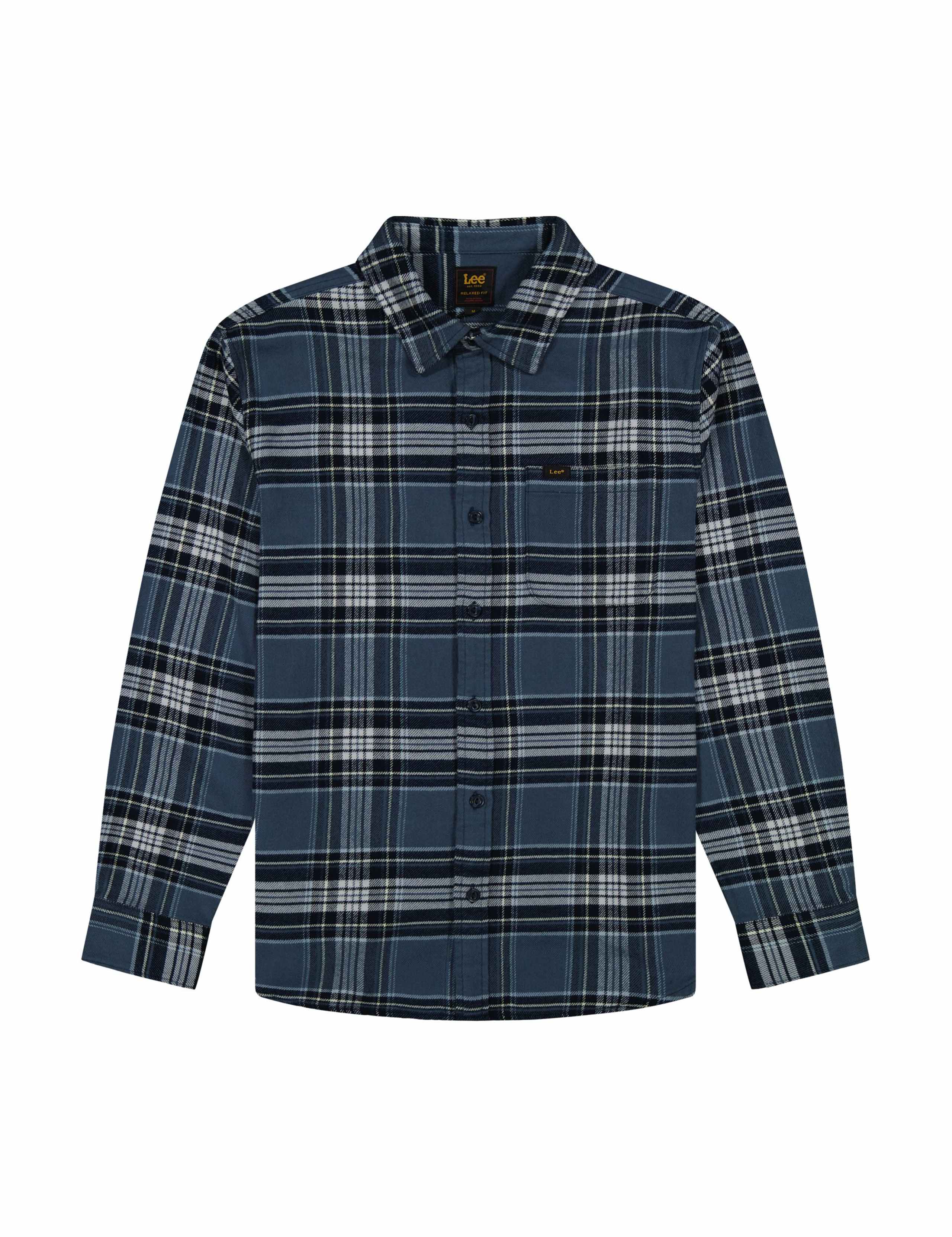 Mercantile Relaxed Pure Cotton Check Shirt 2 of 6
