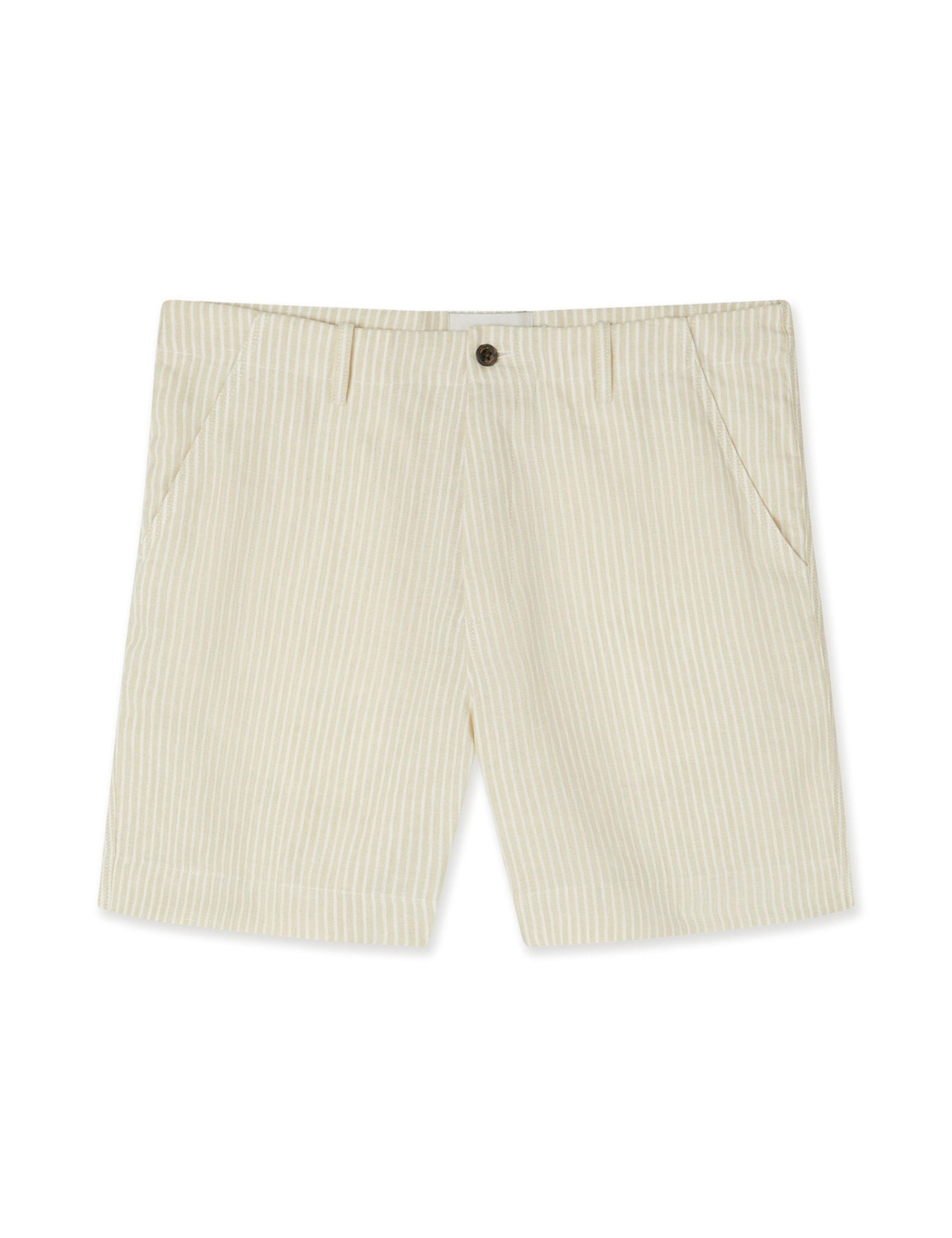 Pure Linen Striped Shorts 5 of 6