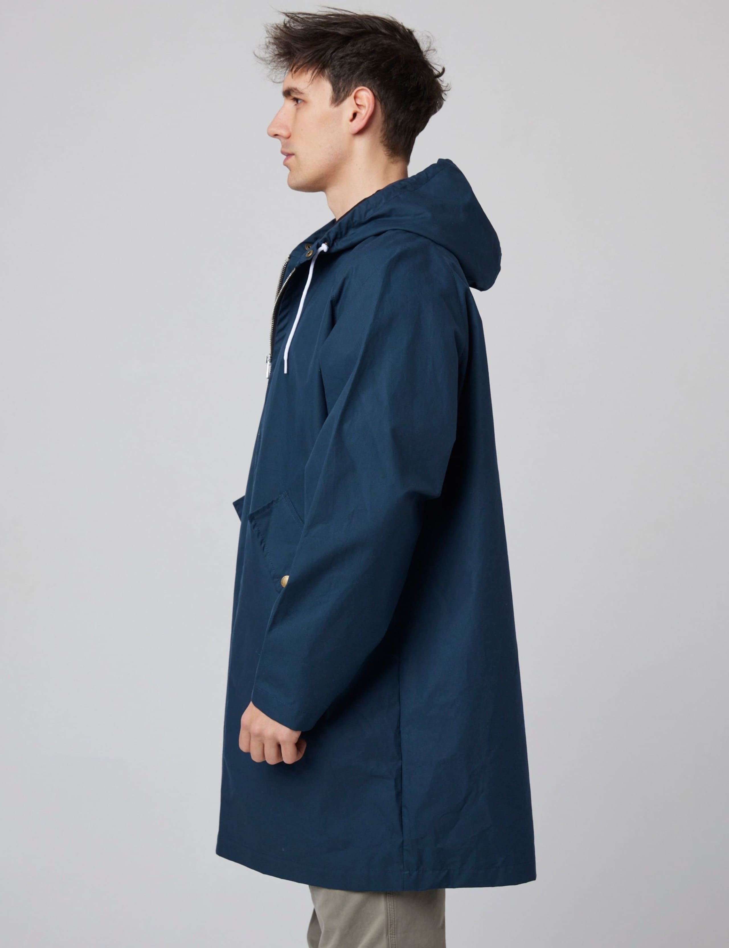 Pure Cotton Hooded Raincoat 4 of 6