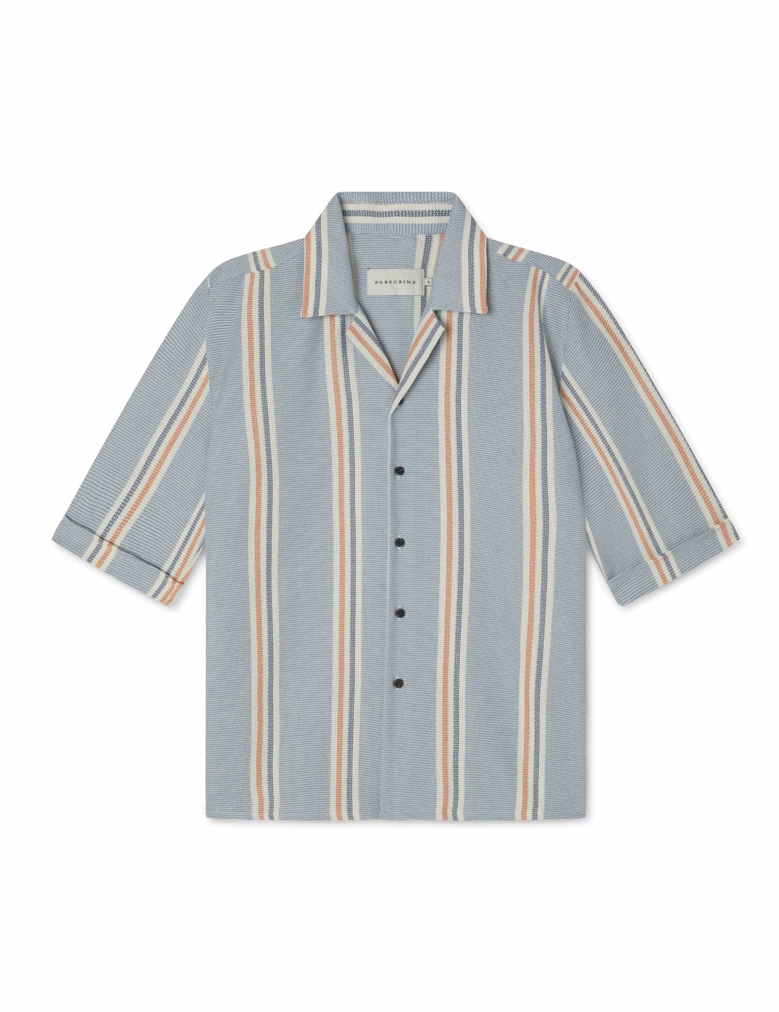 Pure Cotton Striped Short Sleeve Shirt 6 of 6