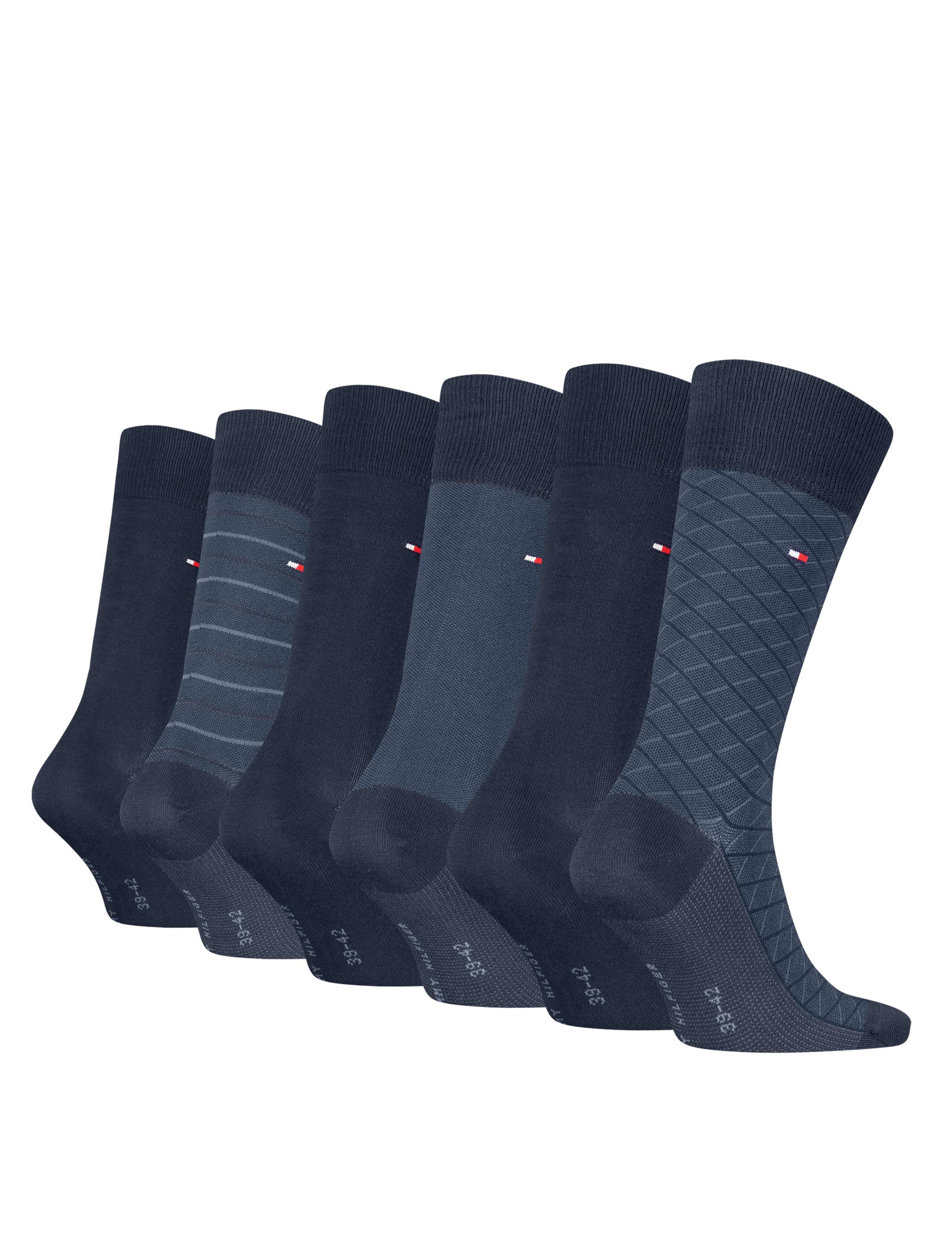 6pk Assorted Cotton Rich Socks Tin Gift Box 2 of 3