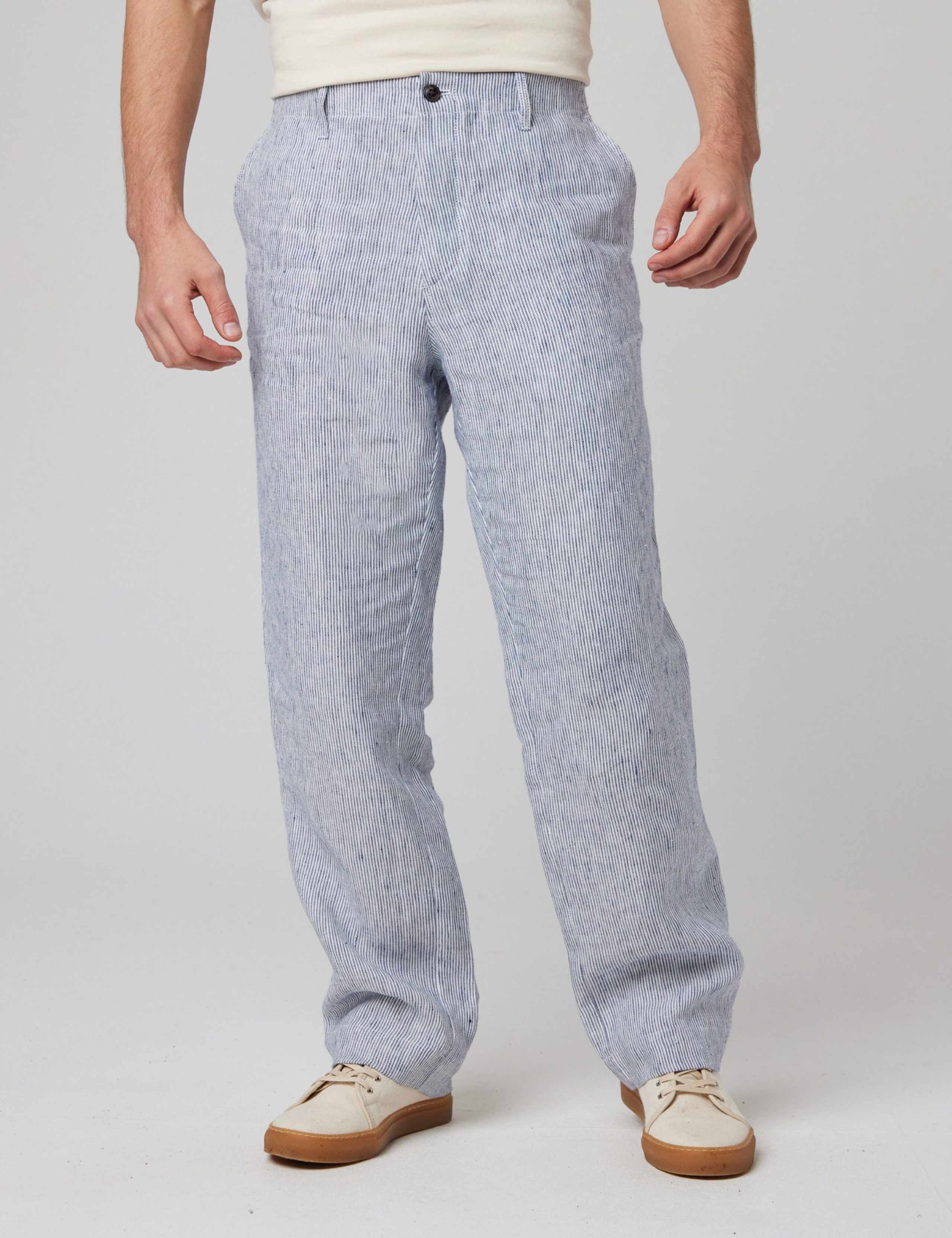 Regular Fit Pure Linen Chinos 1 of 5