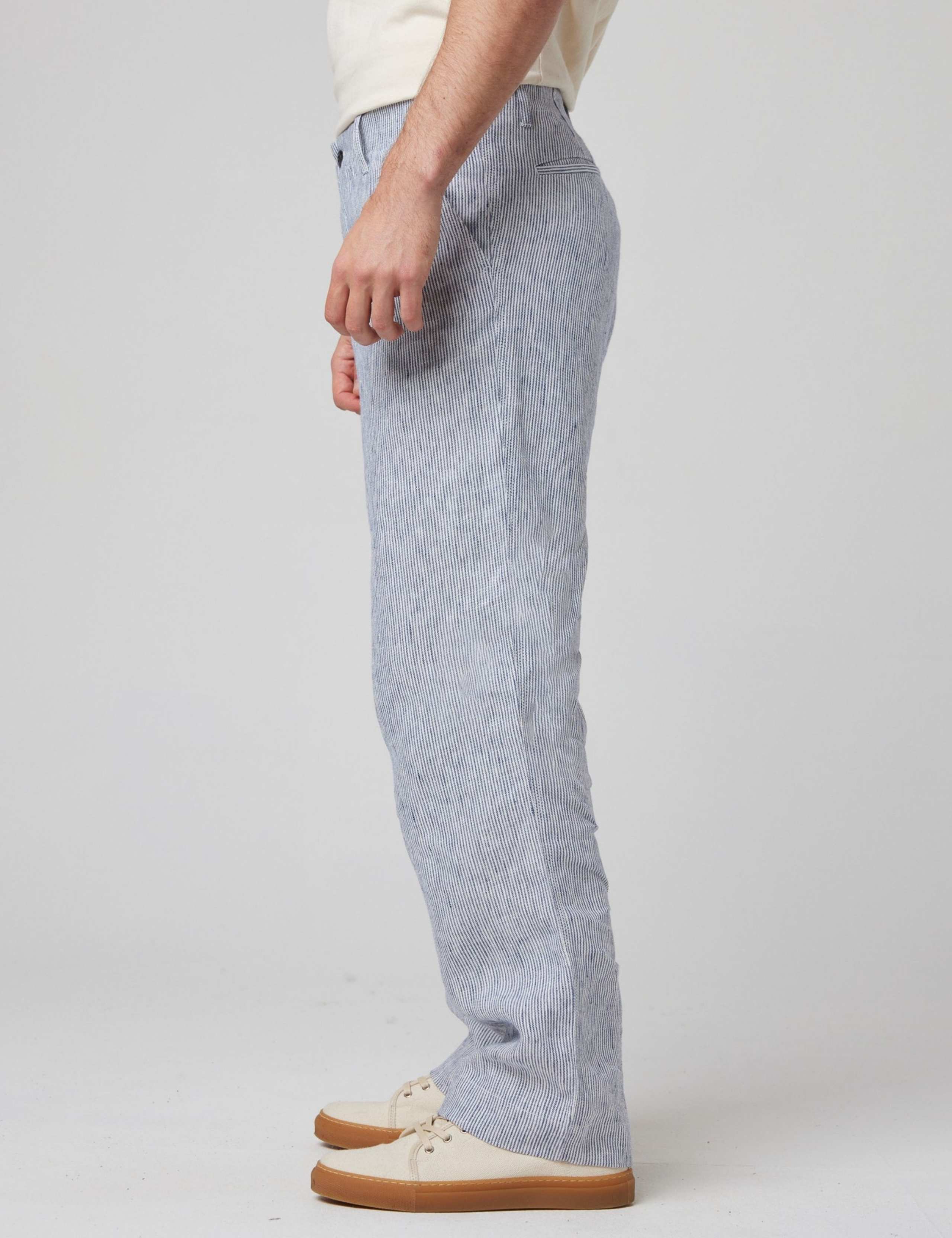 Regular Fit Pure Linen Chinos 2 of 5