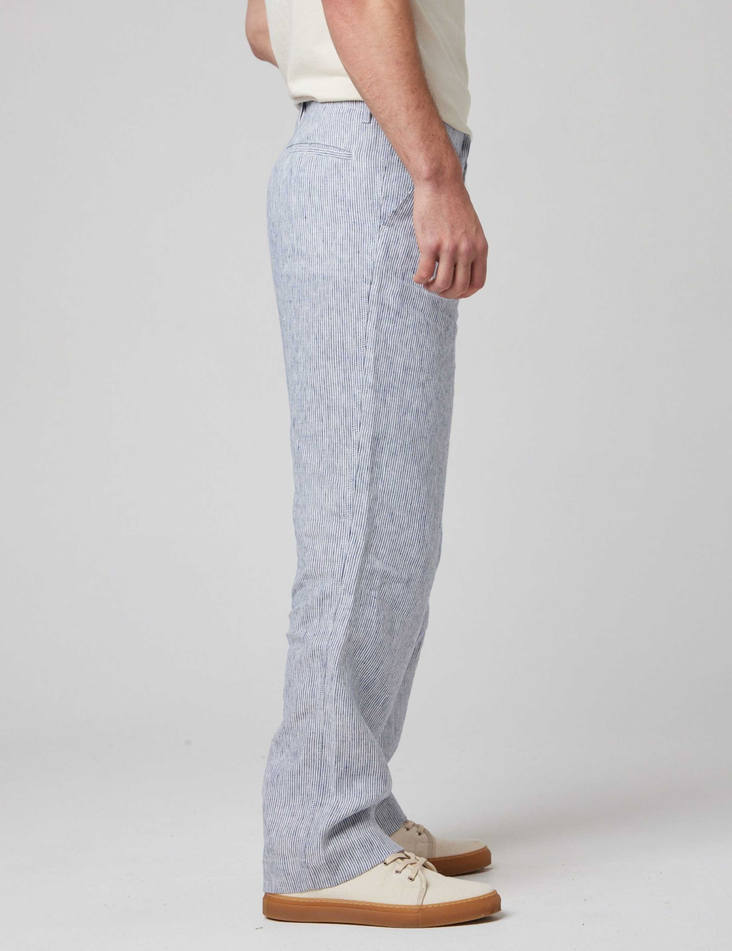 Regular Fit Pure Linen Chinos 3 of 5
