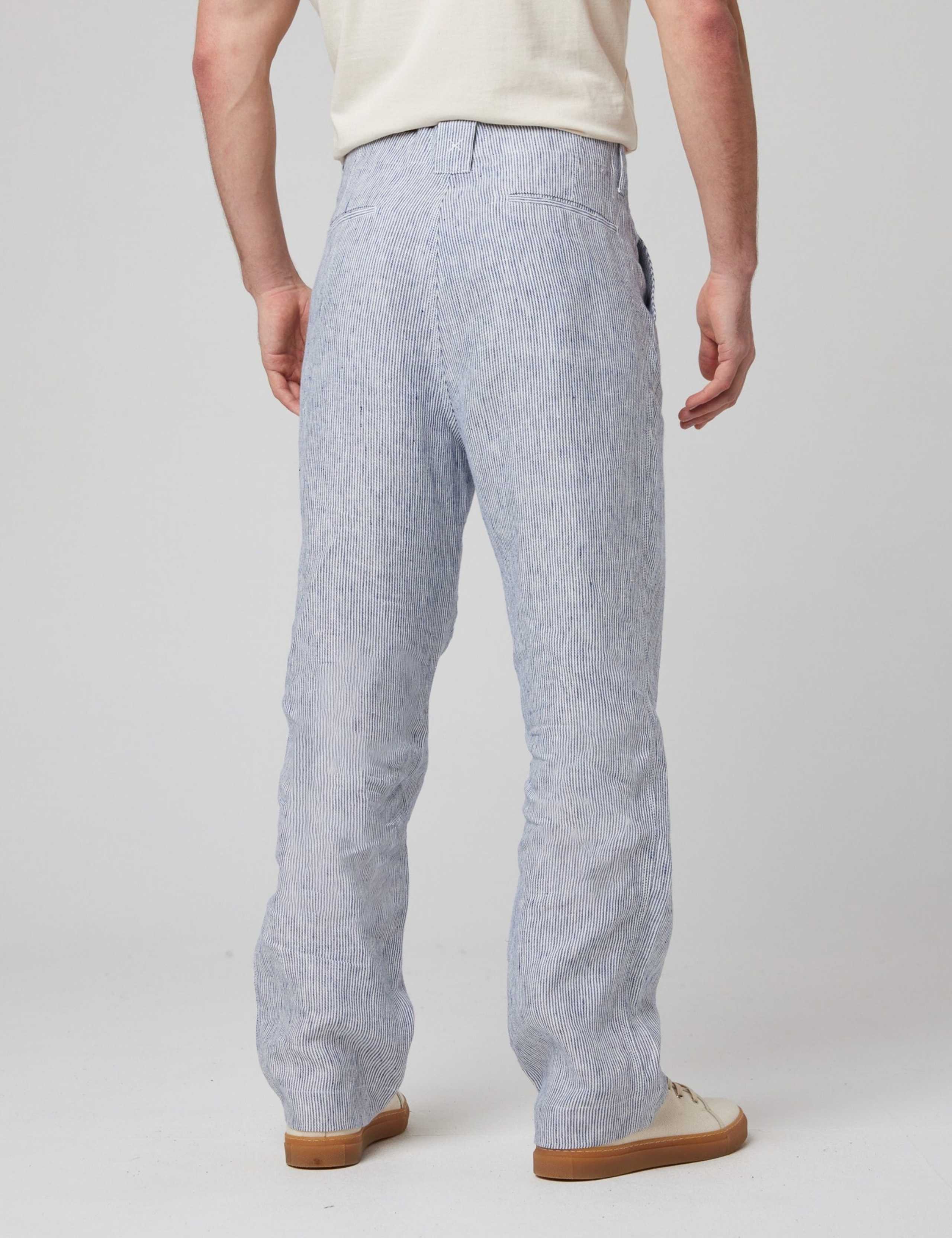 Regular Fit Pure Linen Chinos 4 of 5