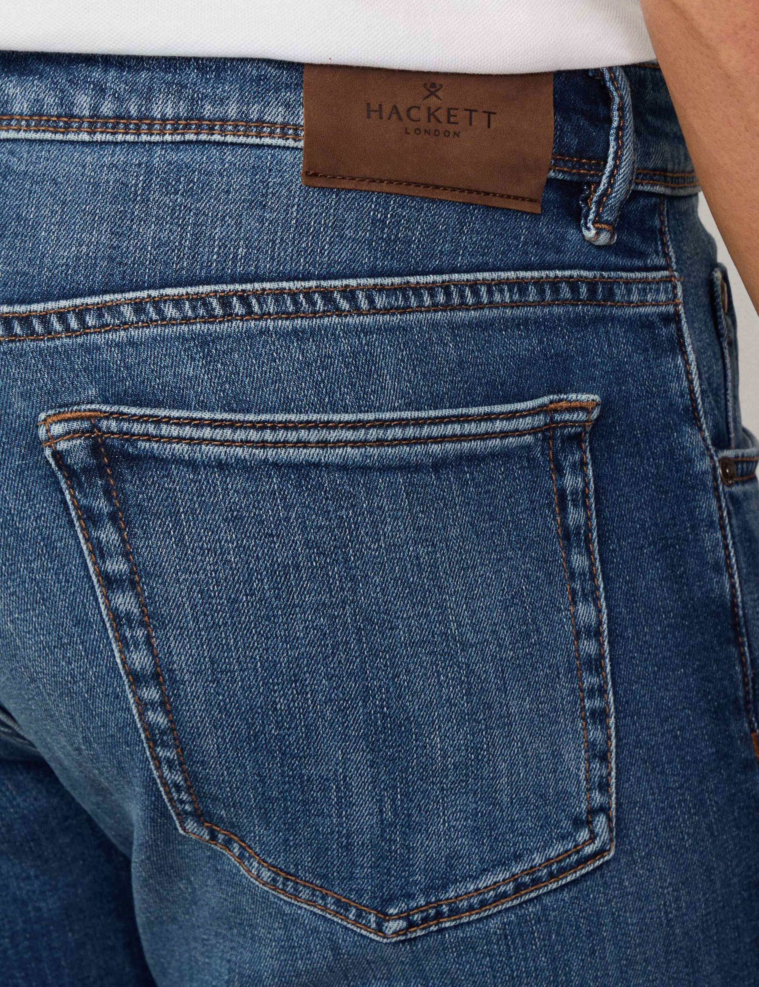 Slim Fit Vintage Wash Stretch Jeans 6 of 7