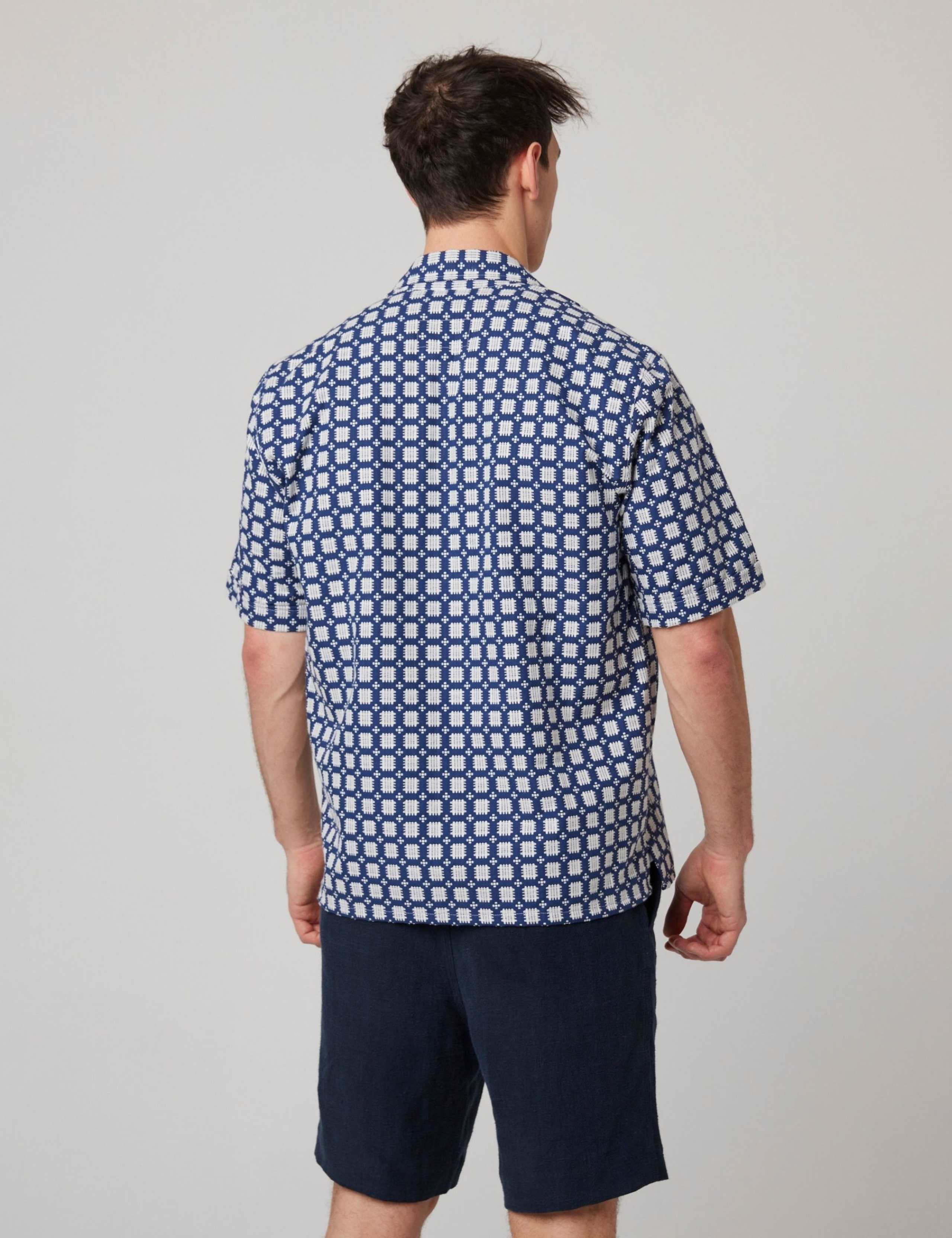 Pure Cotton Geometric Print Shirt 5 of 6