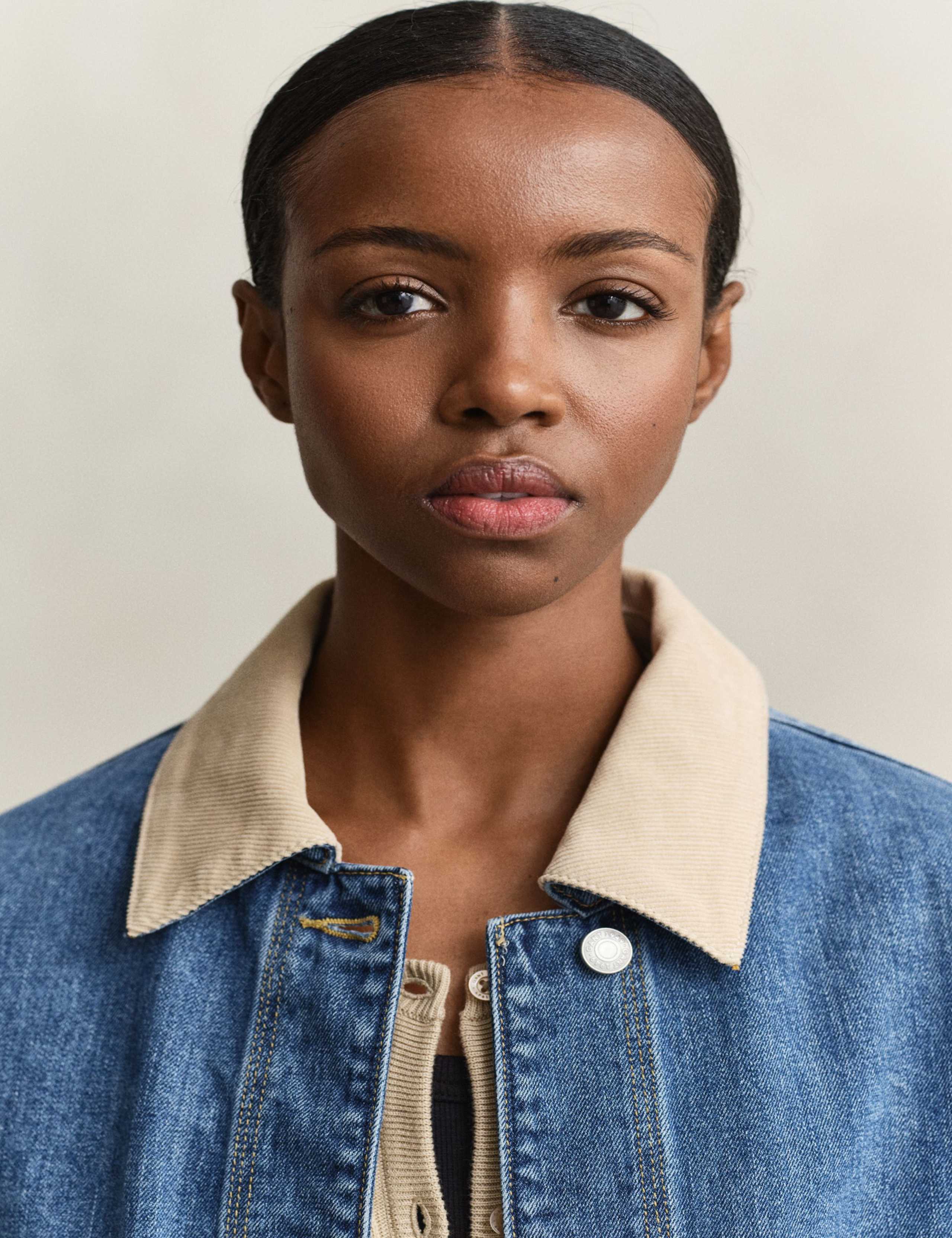Denim Collared Jacket 4 of 7