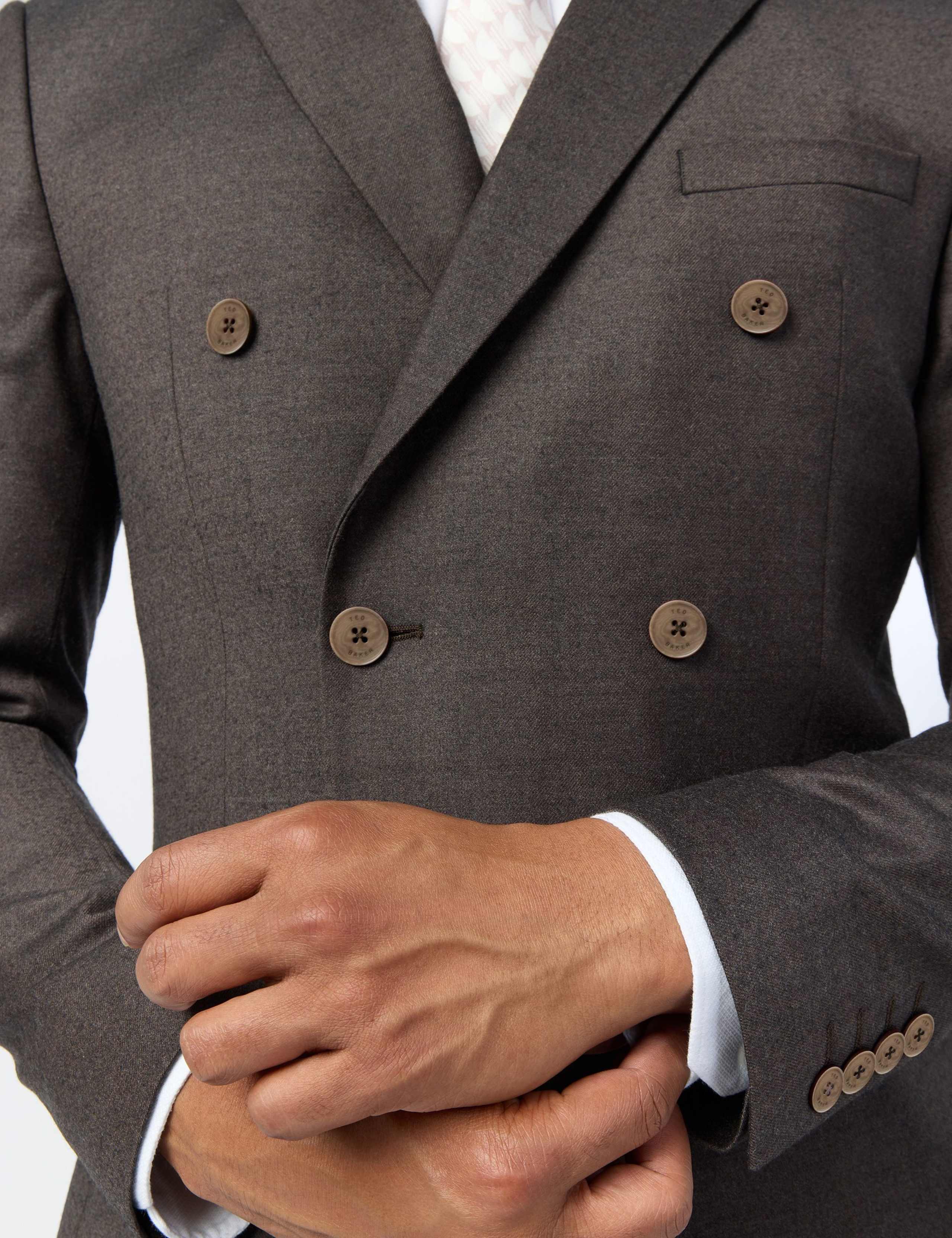 Slim Fit Wool Rich Flannel Suit Jacket 3 of 6