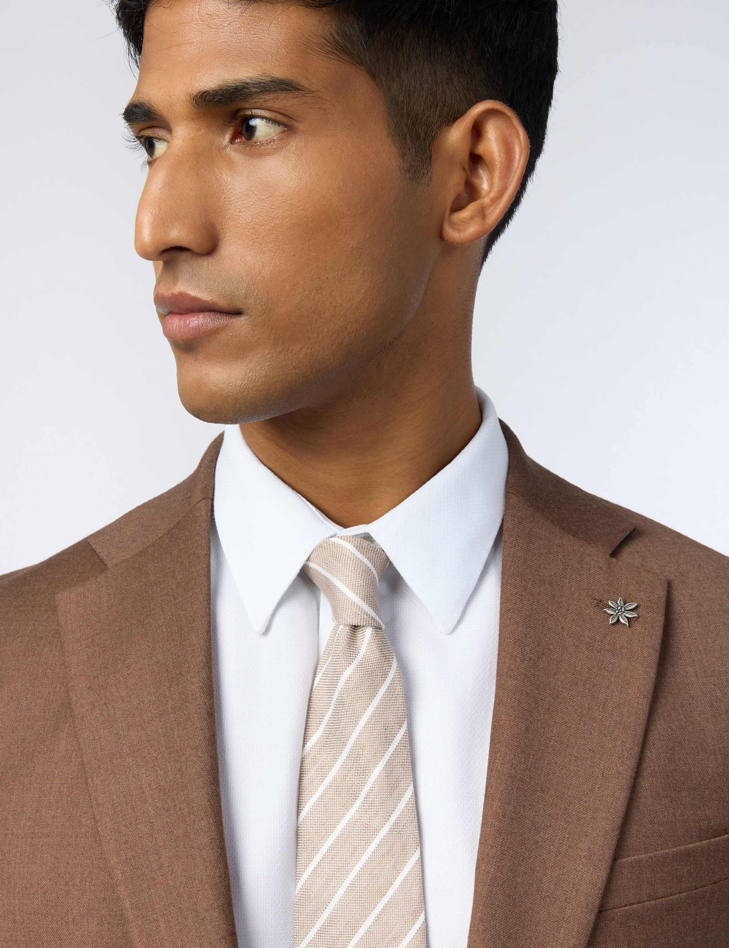 Slim Fit Wool Rich Flannel Suit Jacket 2 of 6