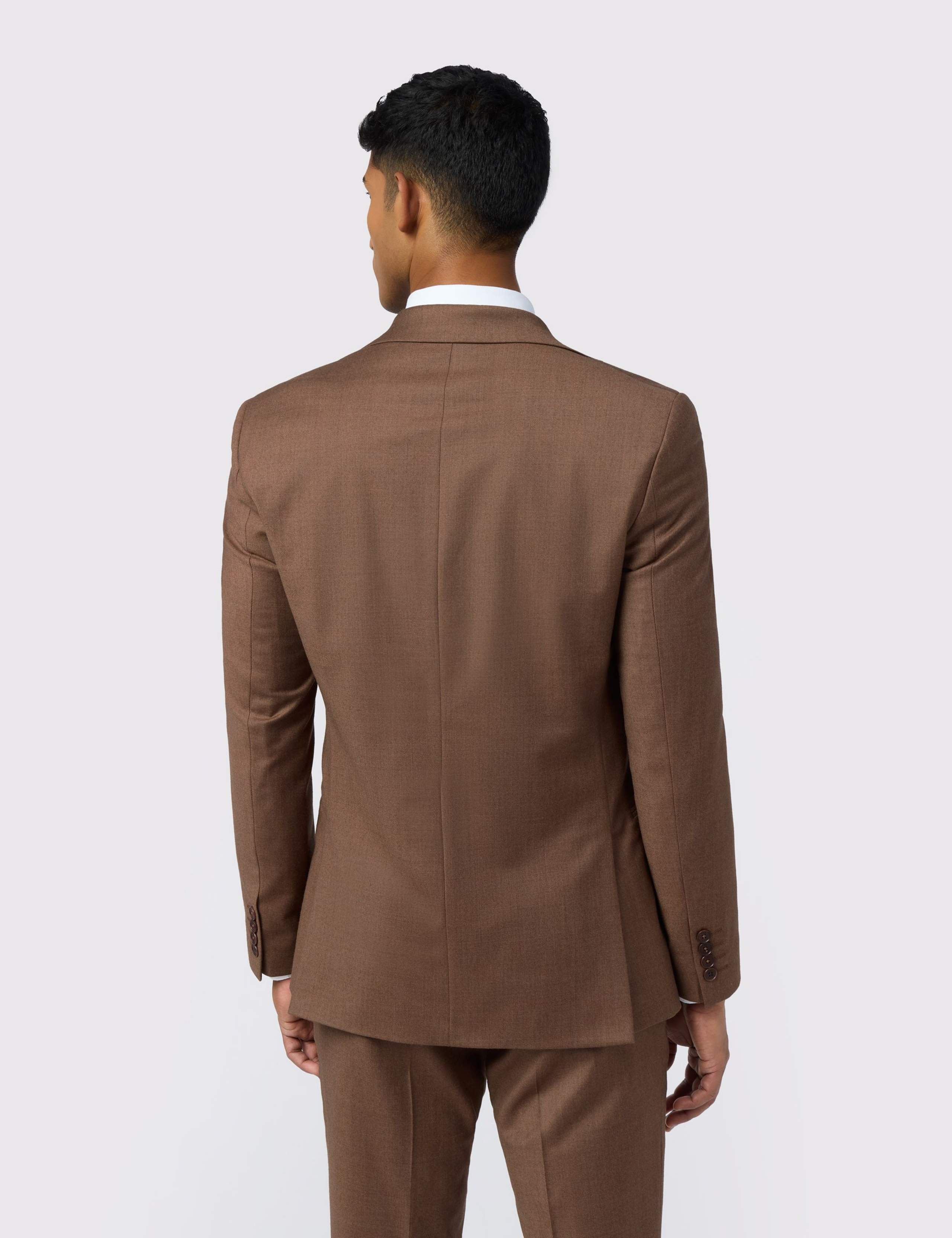 Slim Fit Wool Rich Flannel Suit Jacket 4 of 6