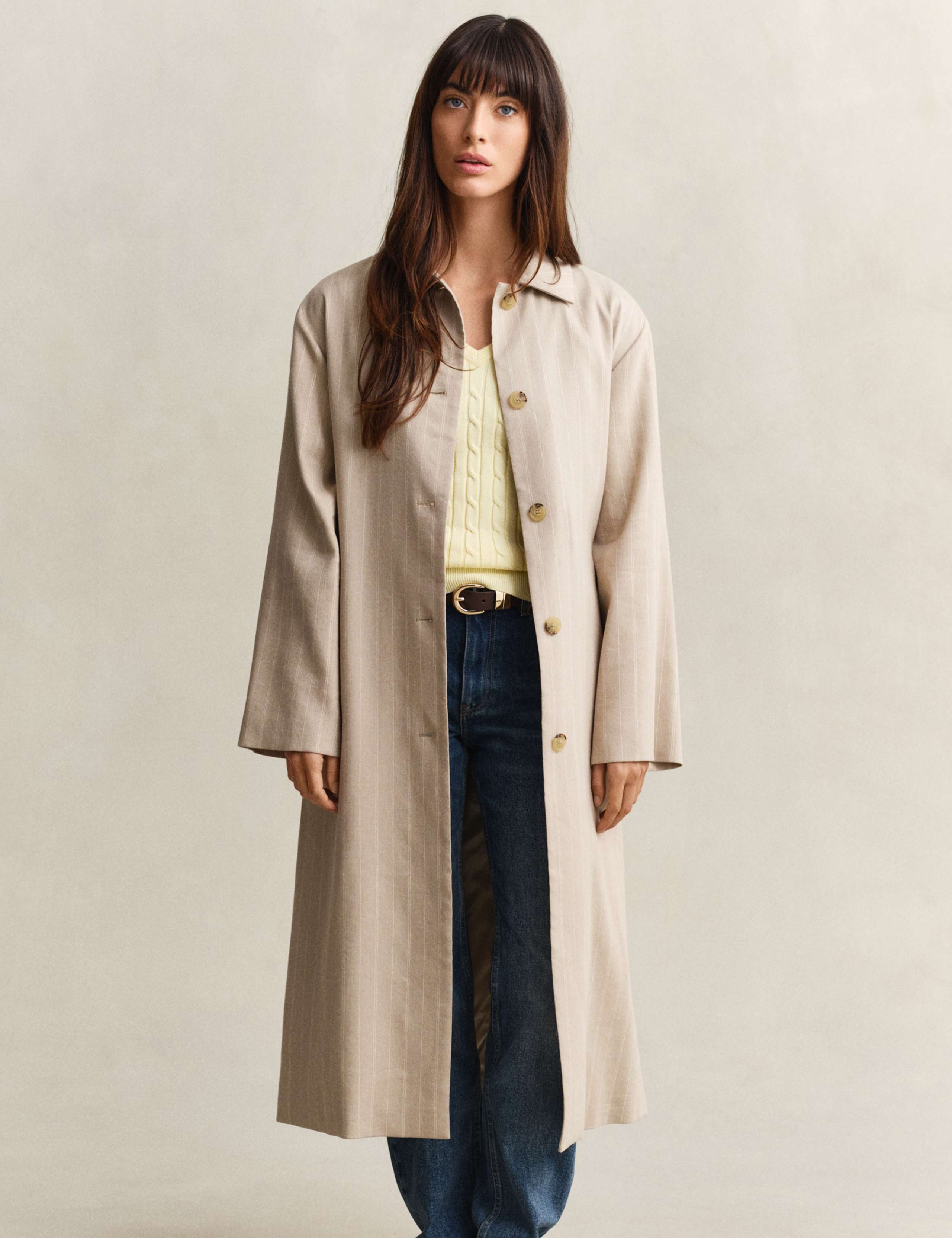 Cotton Rich Cable Knit V-Neck Jumper 4 of 6