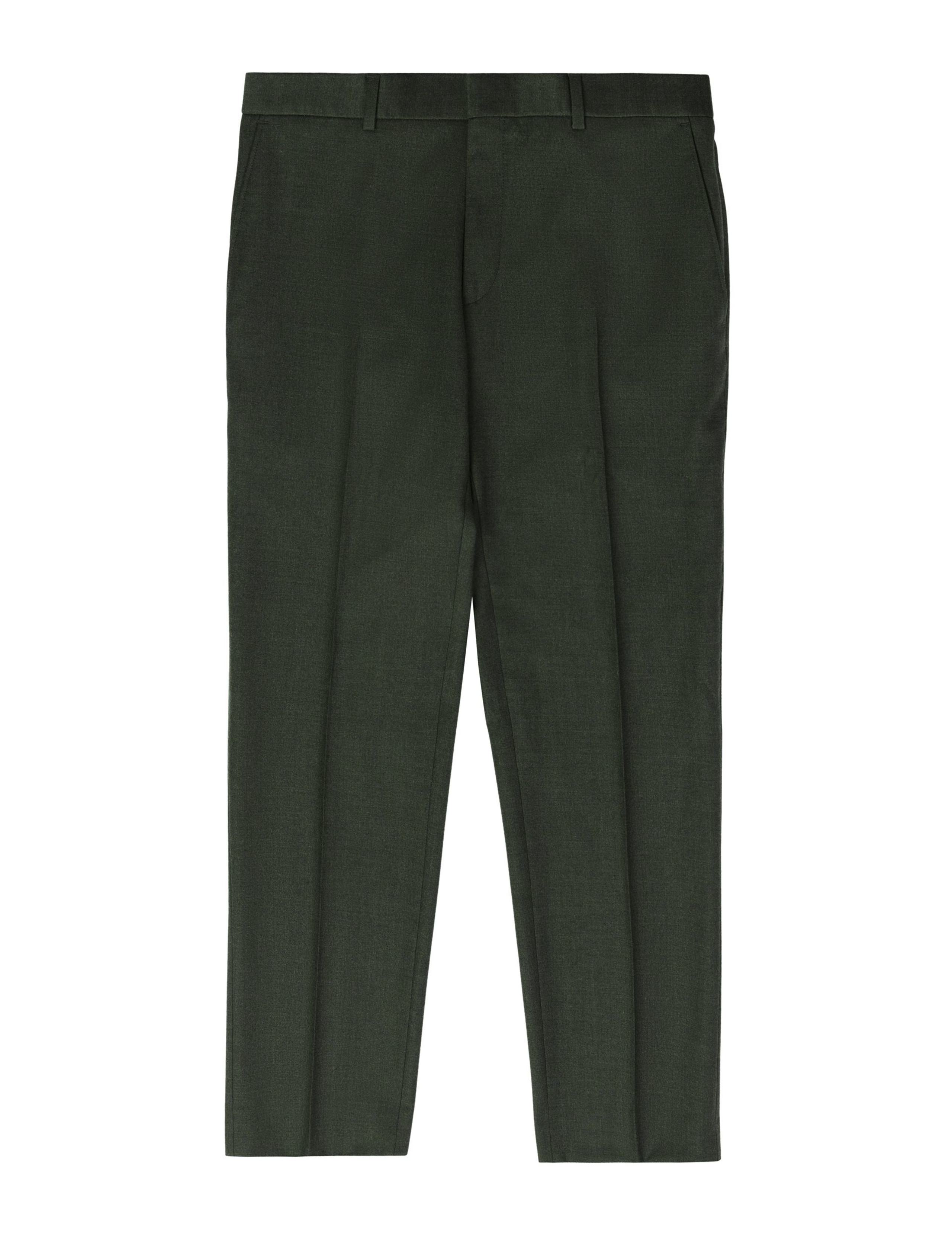 Slim Fit Wool Rich Flat Front Trousers 3 of 3