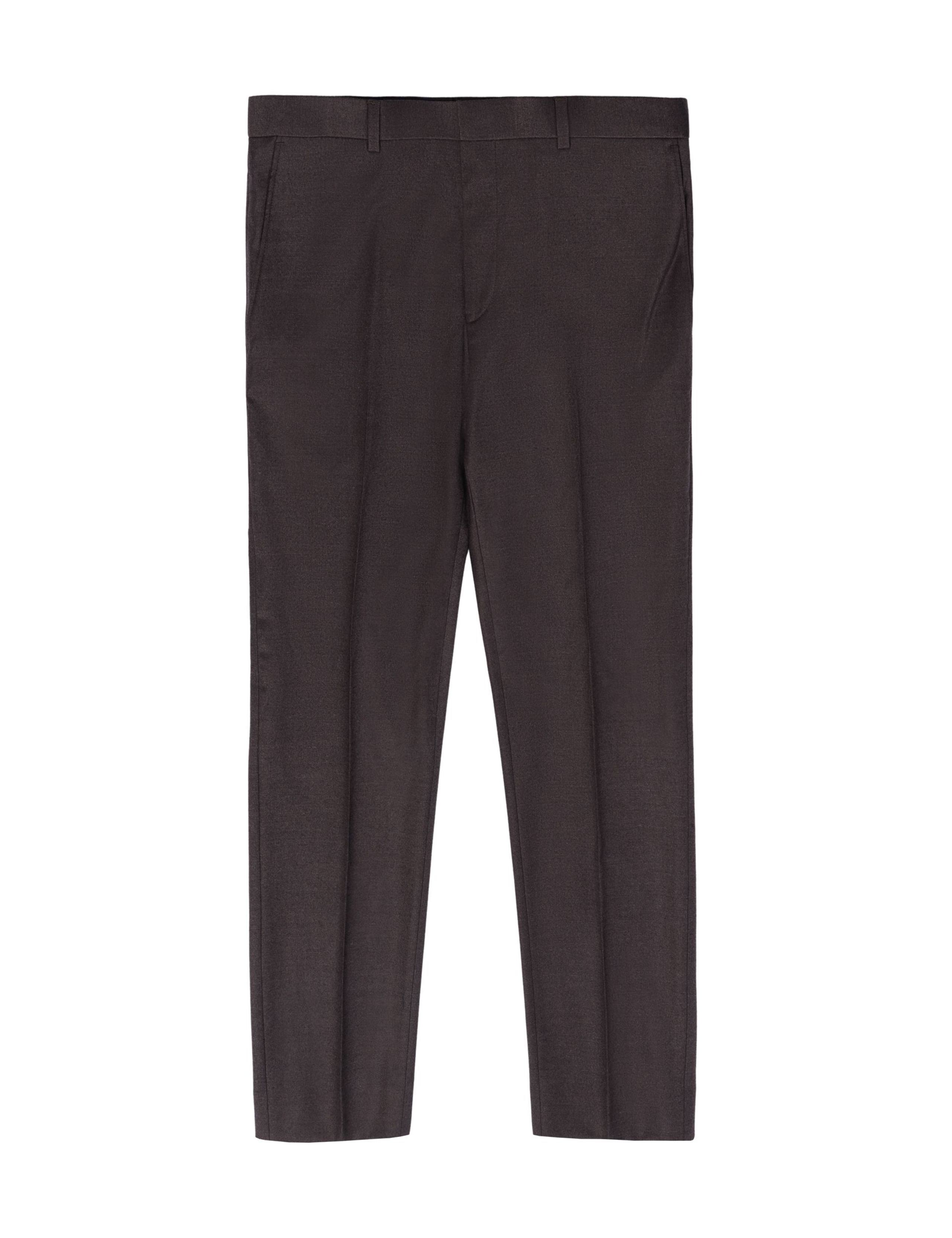 Slim Fit Wool Rich Flat Front Trousers 2 of 3