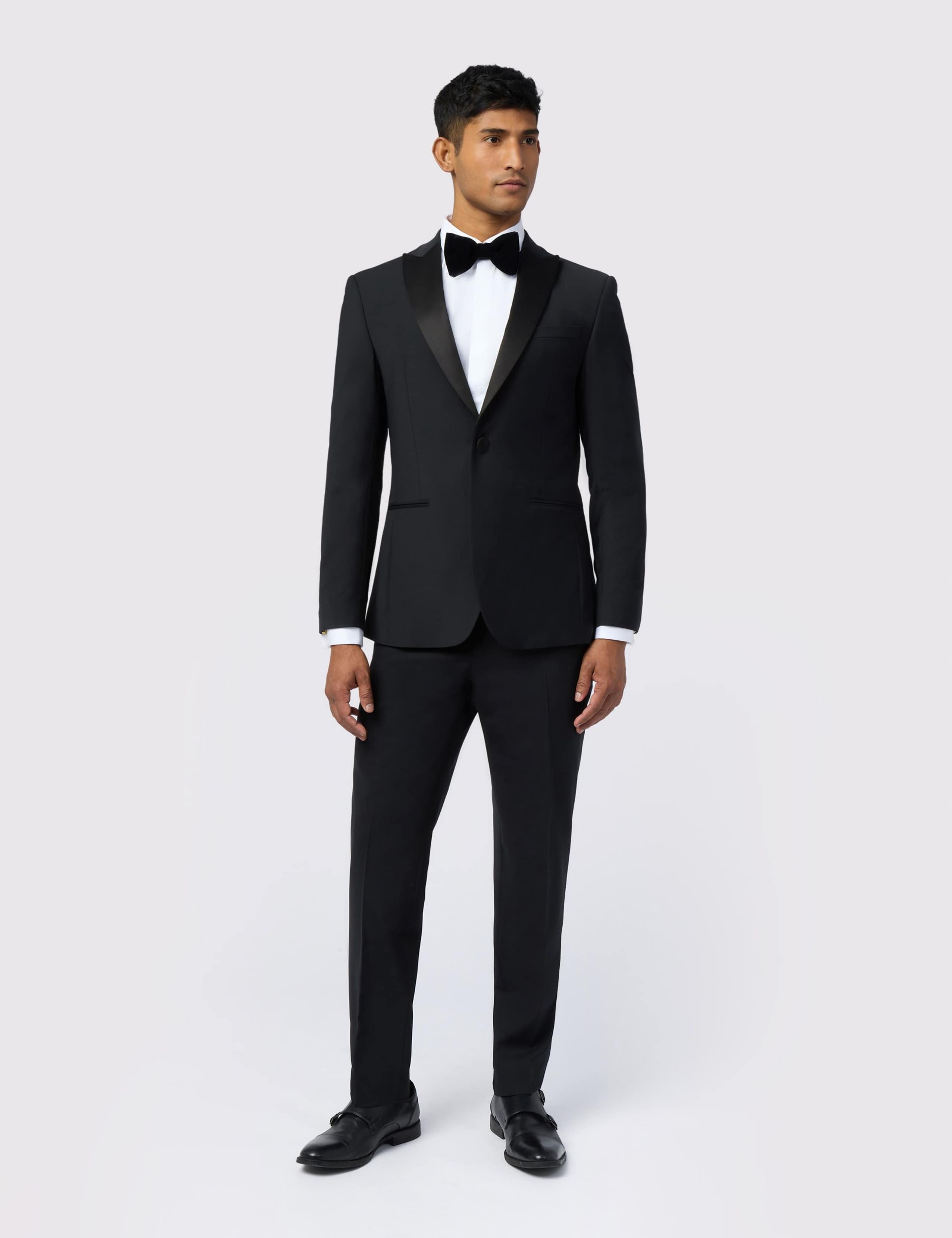 Slim Fit Wool Rich Performance Tuxedo Jacket 4 of 5