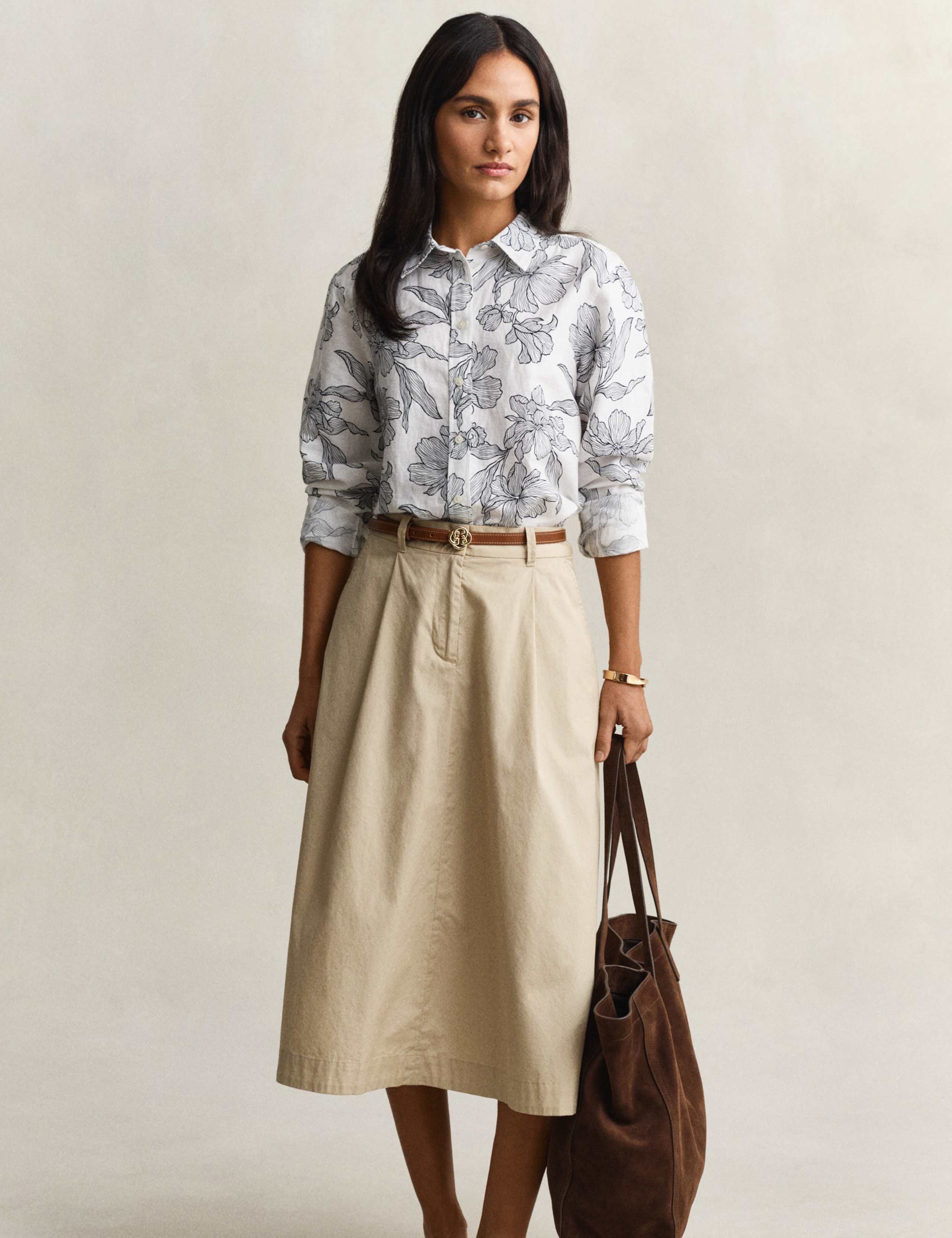 Linen Rich Floral Shirt 5 of 8