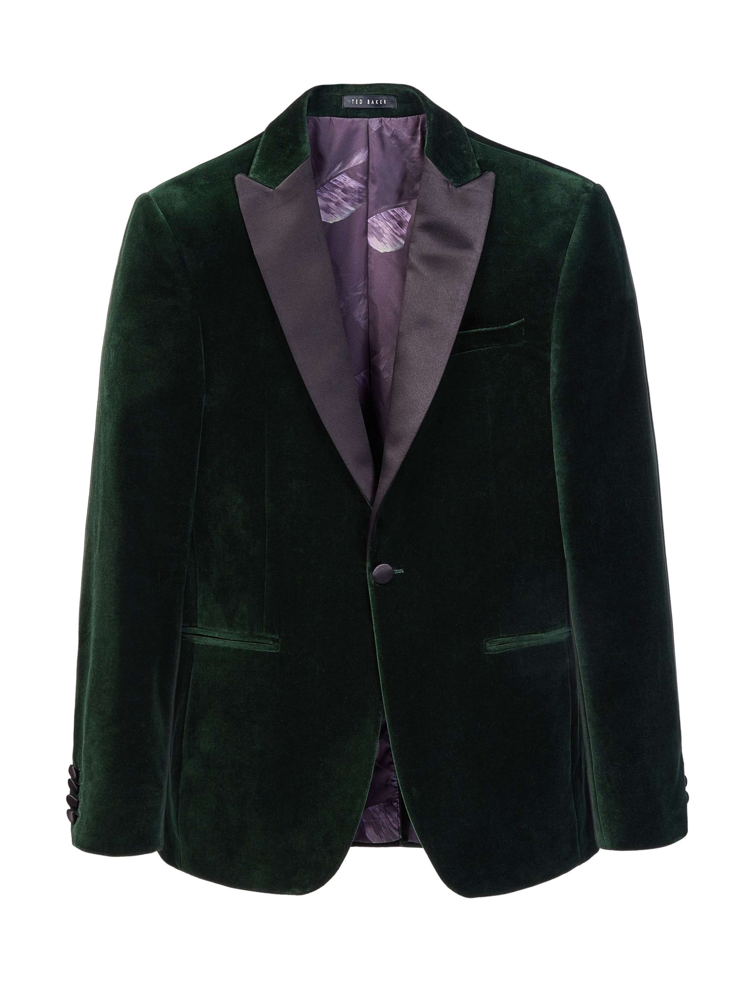 Slim Fit Pure Cotton Velvet Blazer 4 of 6