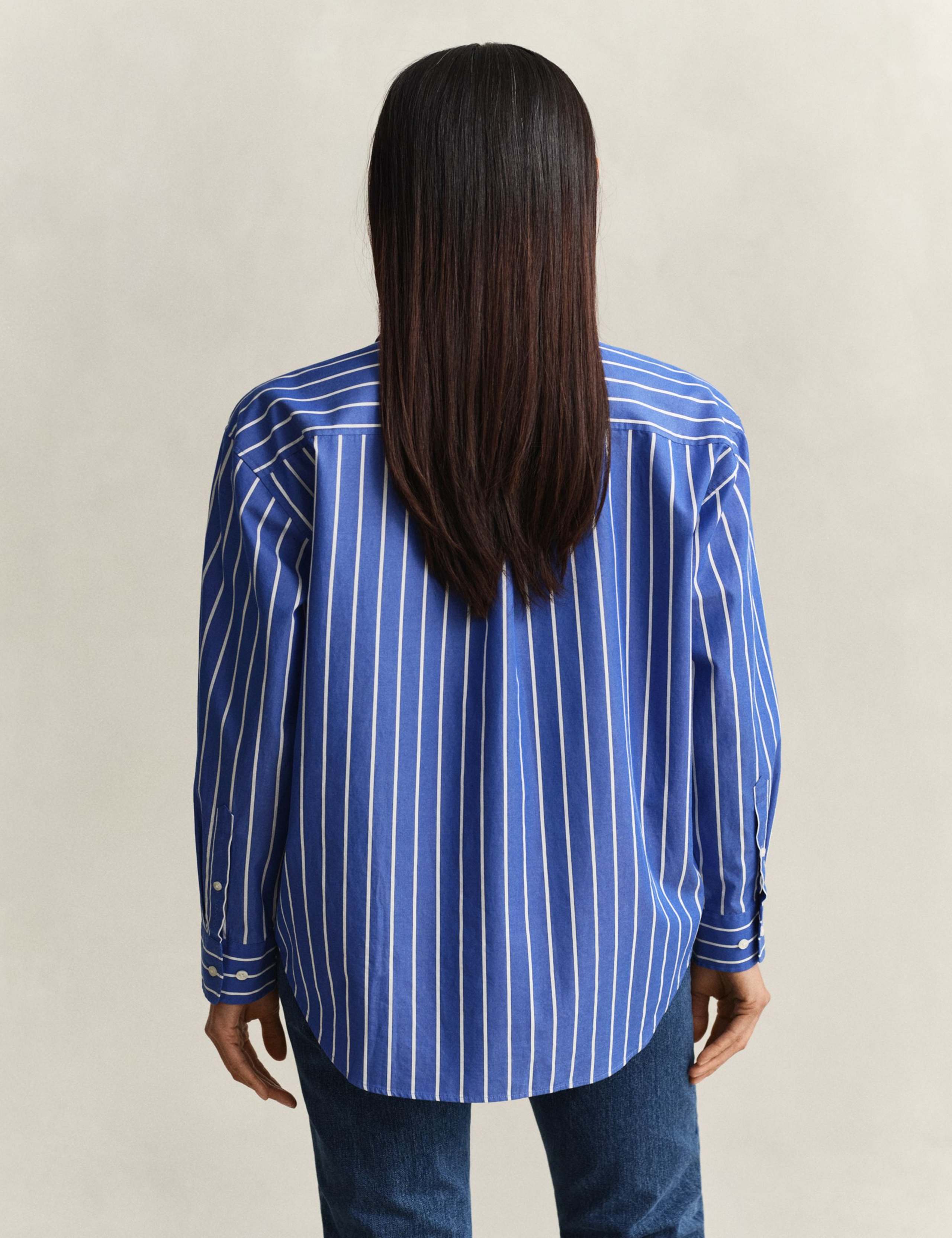 Pure Cotton Striped Button Through Shirt 4 of 7