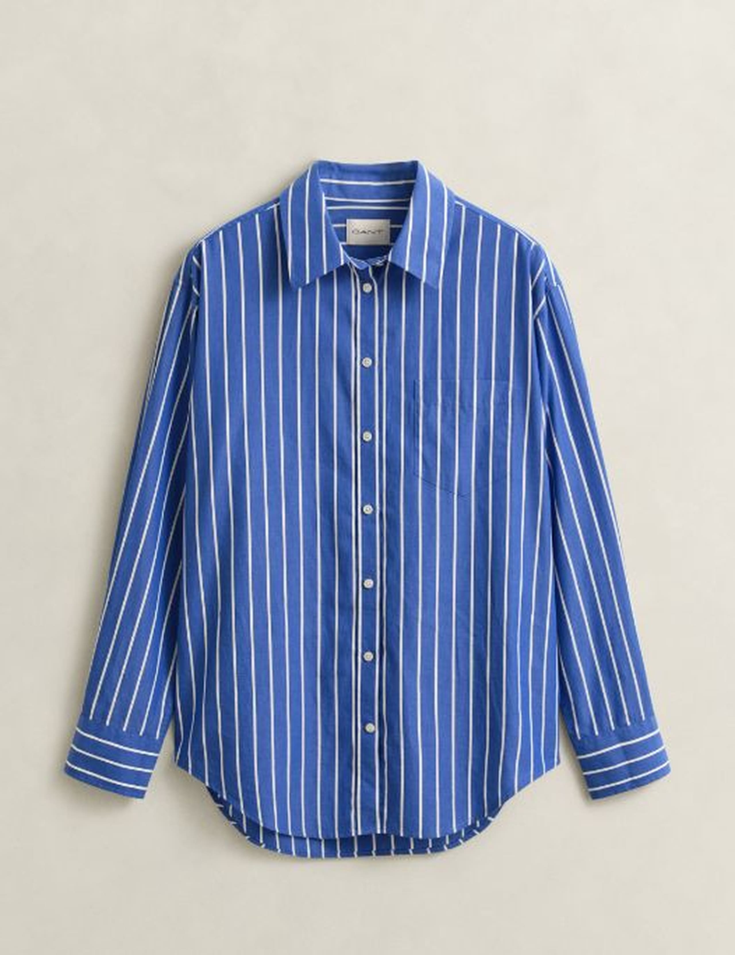 Relaxed Fit Classic Striped Poplin Shirt 5 of 8