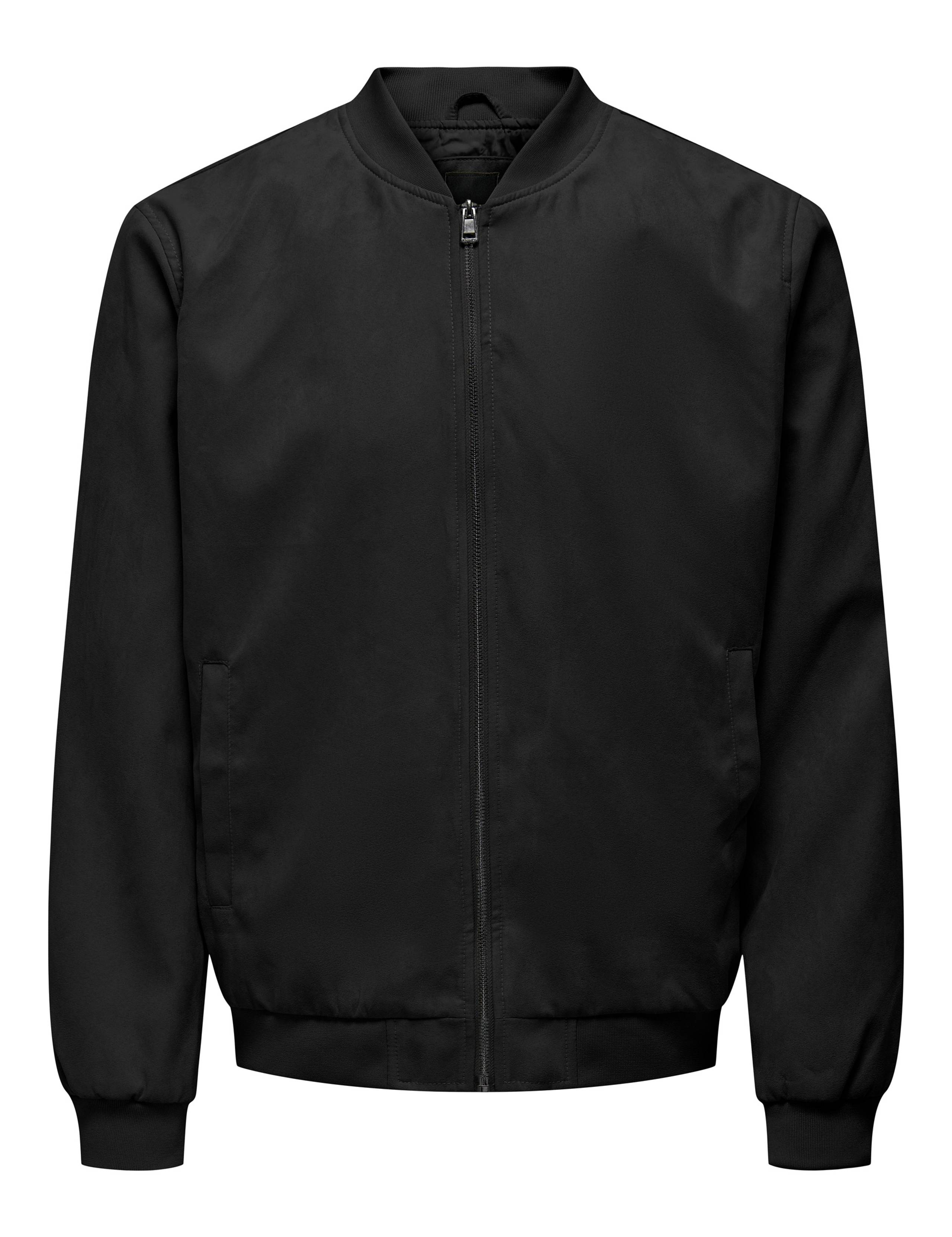 Faux Suede Bomber Jacket 6 of 7