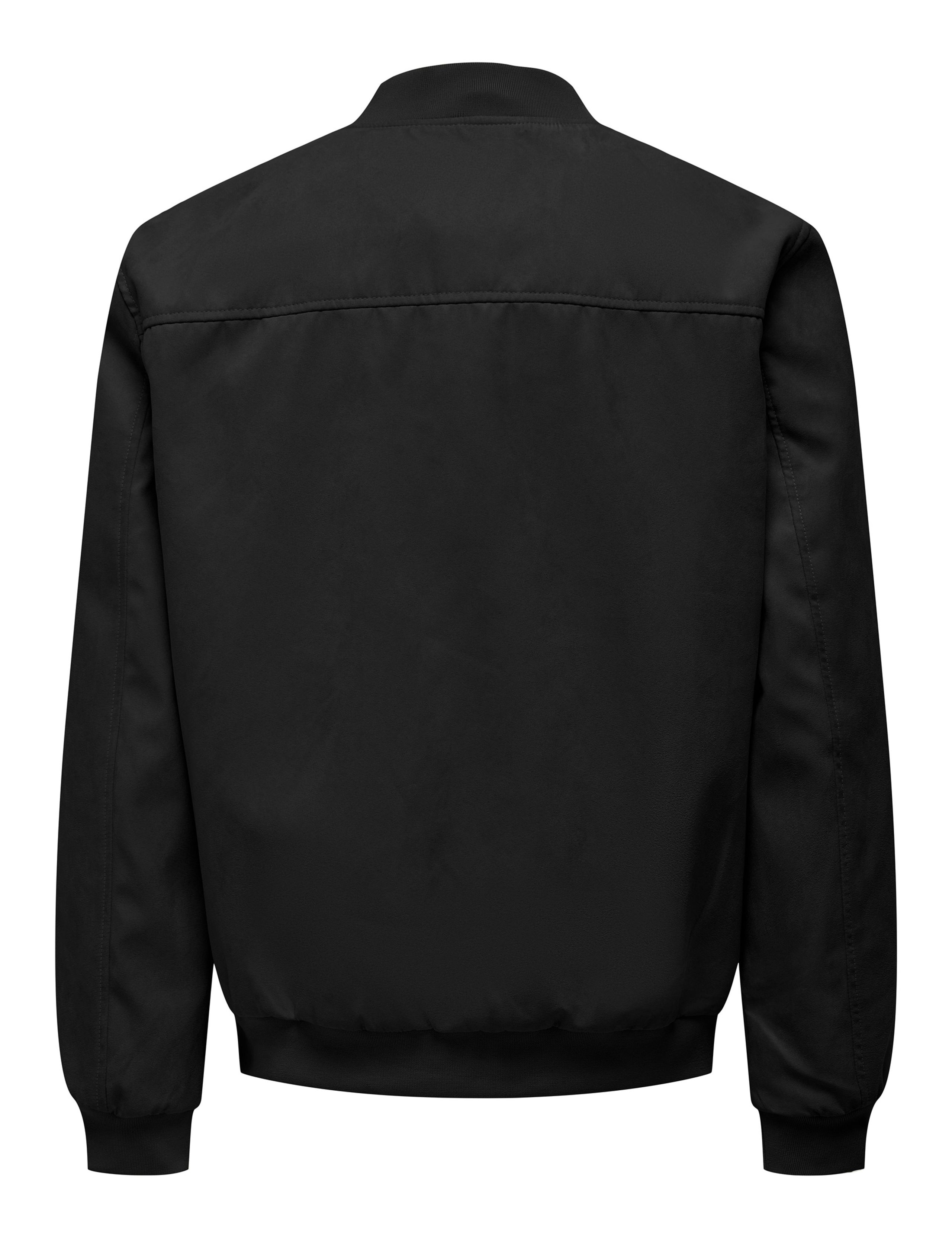 Faux Suede Bomber Jacket 7 of 7