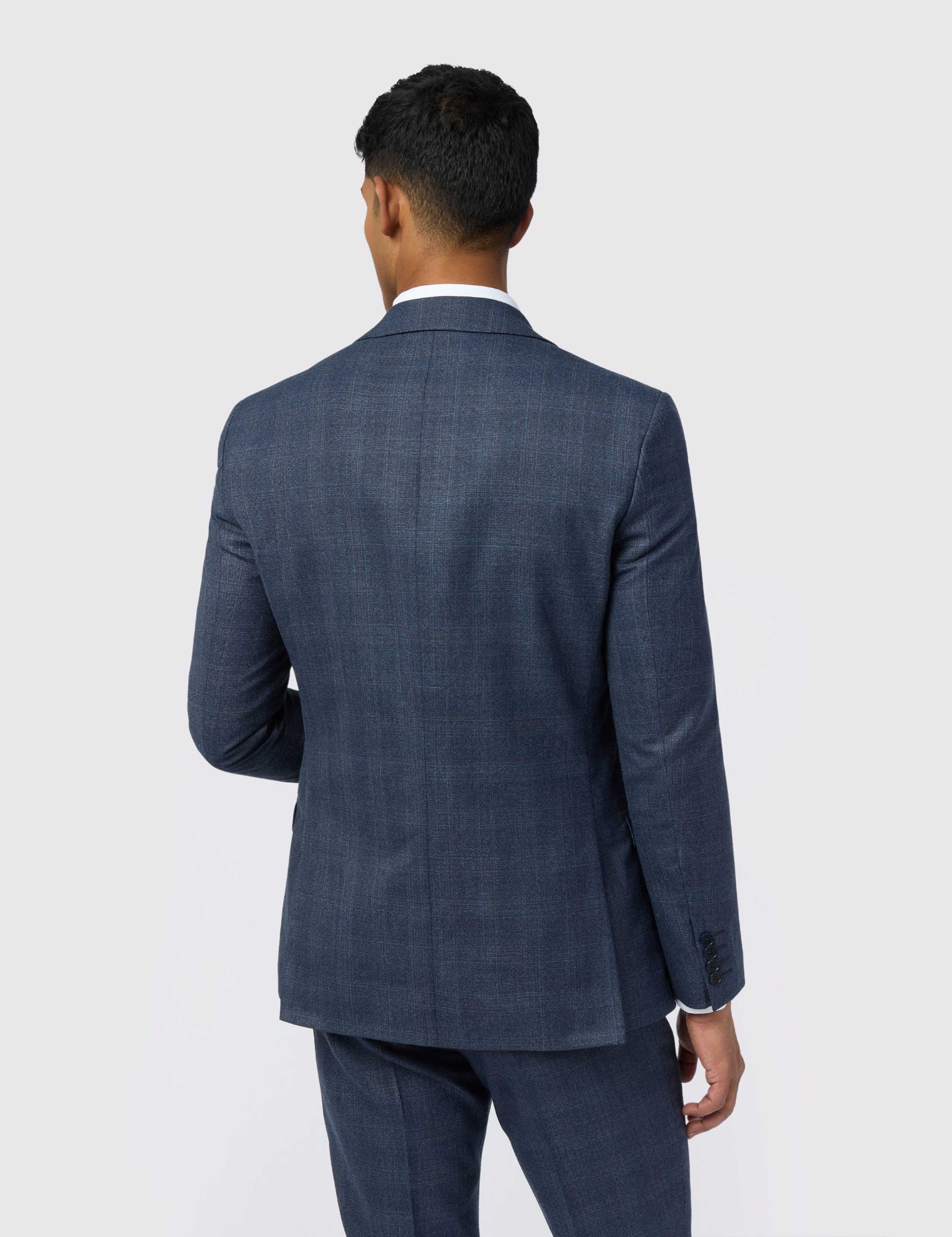 Slim Fit Wool Rich Check Performance Suit Jacket 2 of 6