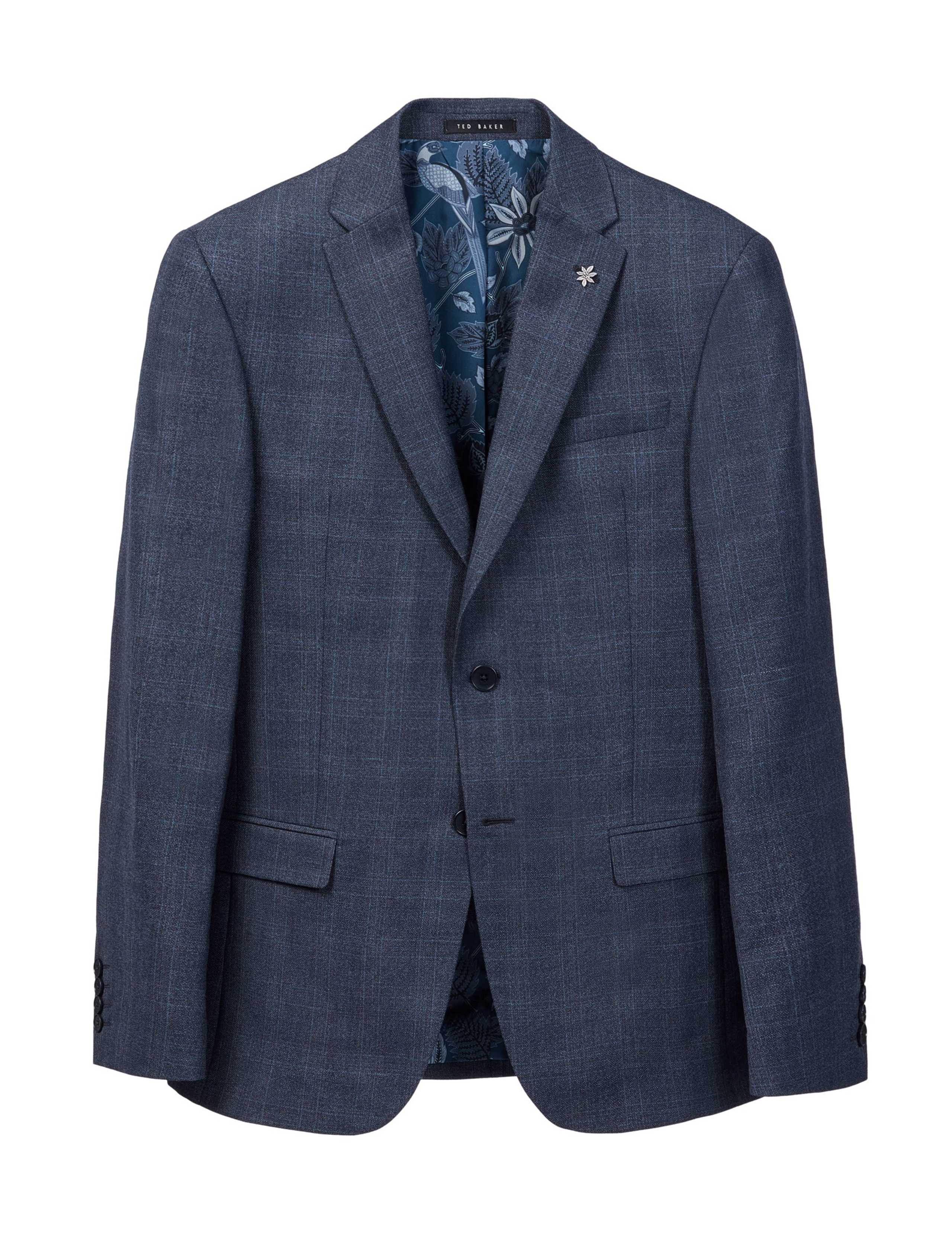 Slim Fit Wool Rich Check Performance Suit Jacket 4 of 6