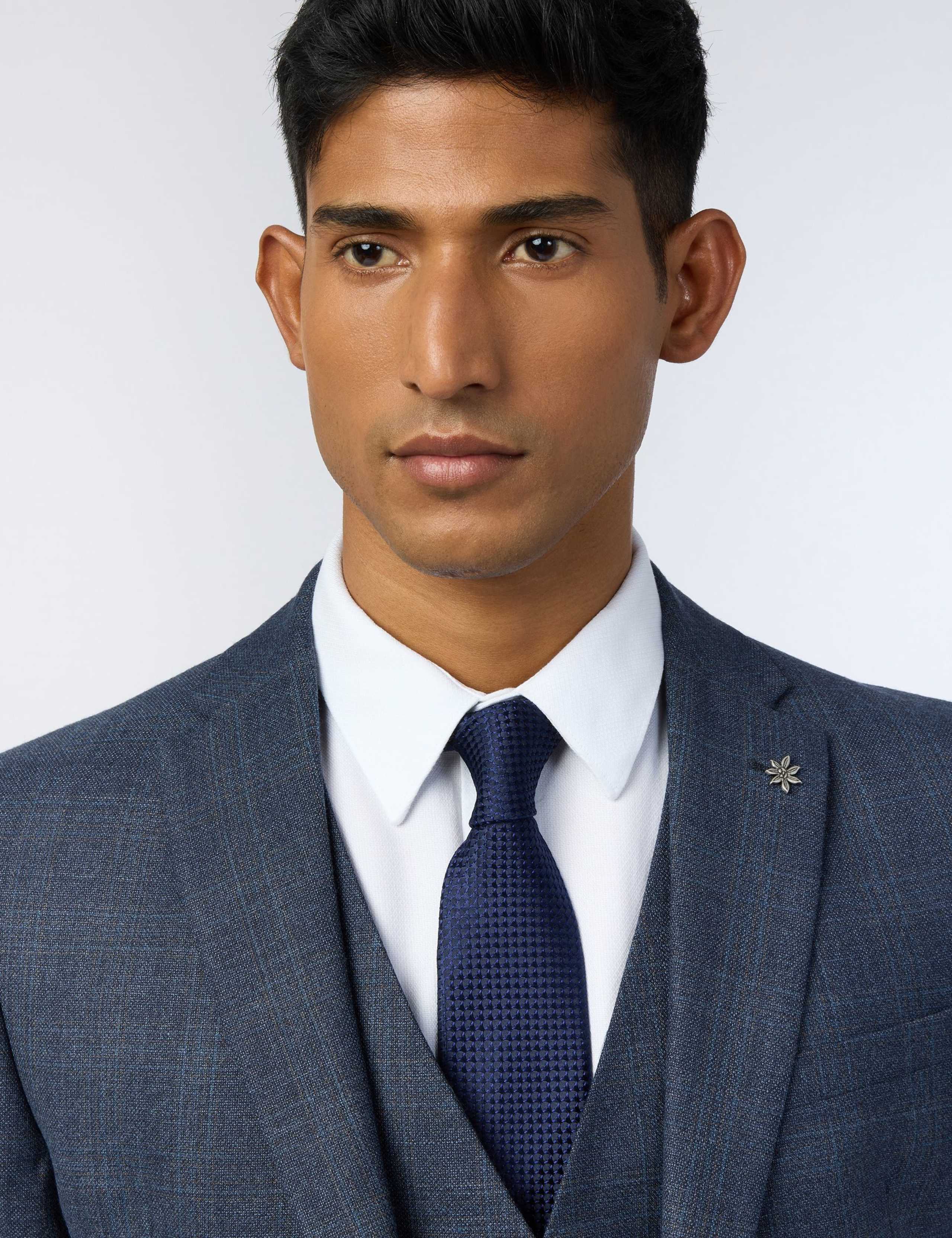 Slim Fit Wool Rich Check Suit Jacket 6 of 6