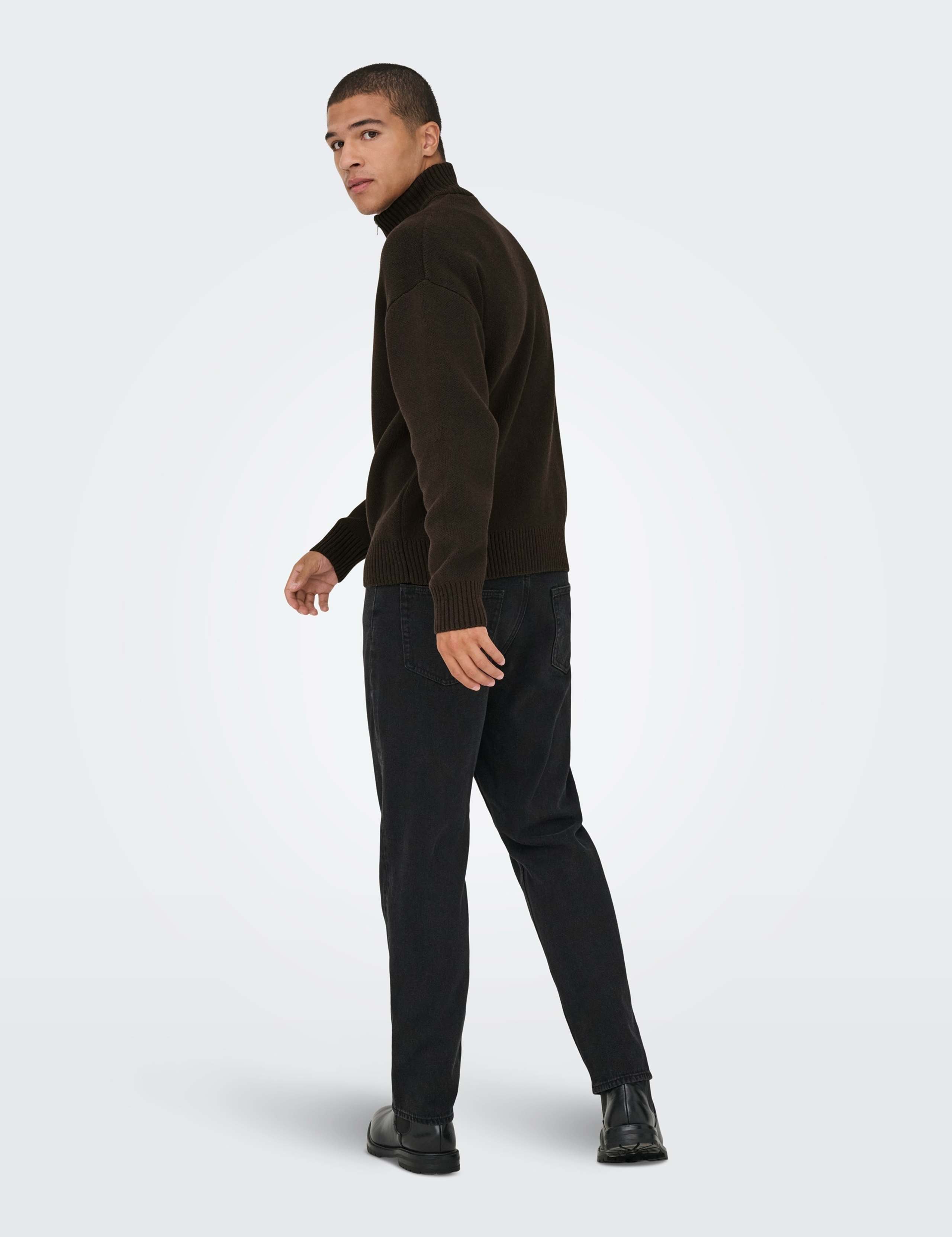 High Neck Zip Up Cardigan 5 of 7
