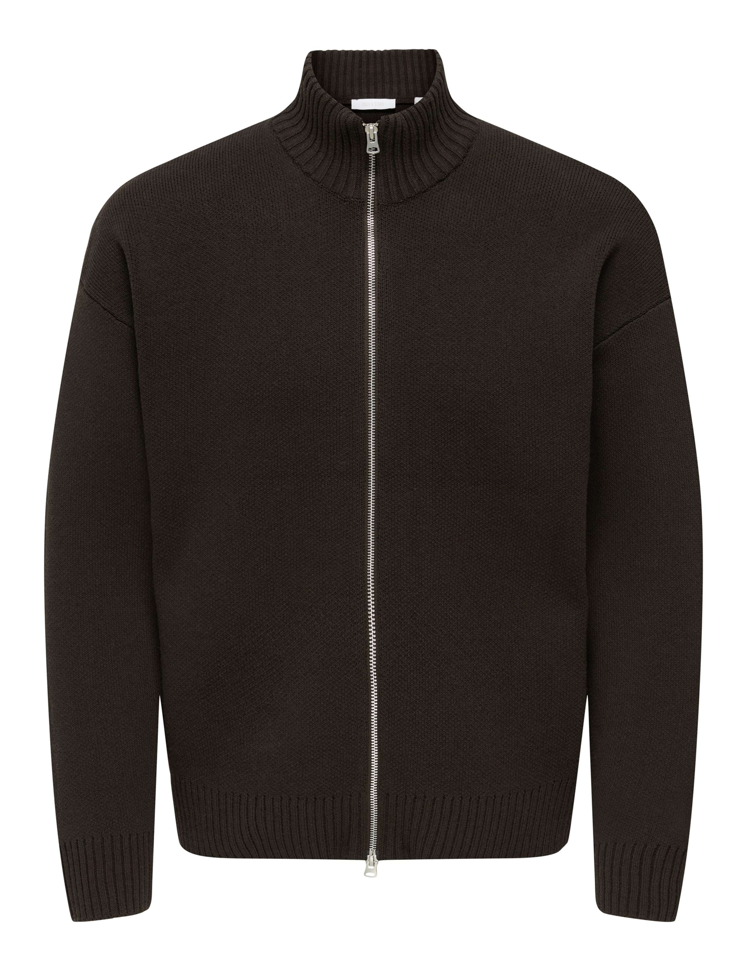 High Neck Zip Up Cardigan 6 of 7